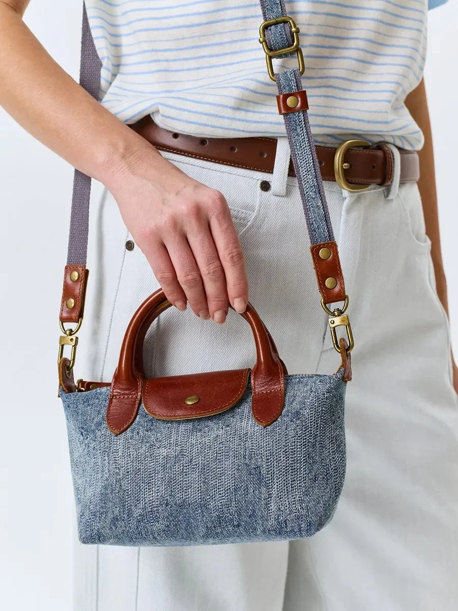 Джинсовая сумка кроссбоди, One