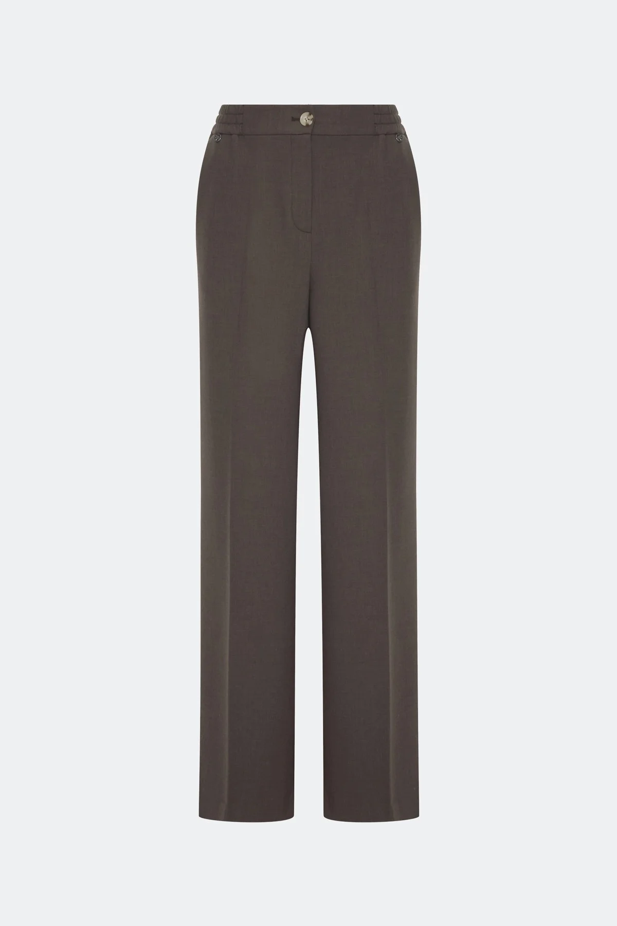 Брюки из смесовой вискозы с мягкими стрелками, 36