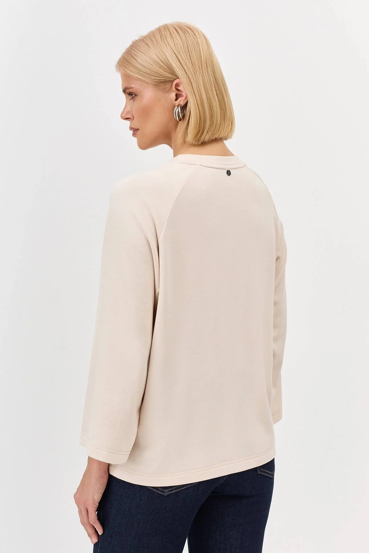 Лимитрированная серия джемпер из модала с принтом и ремень, 34