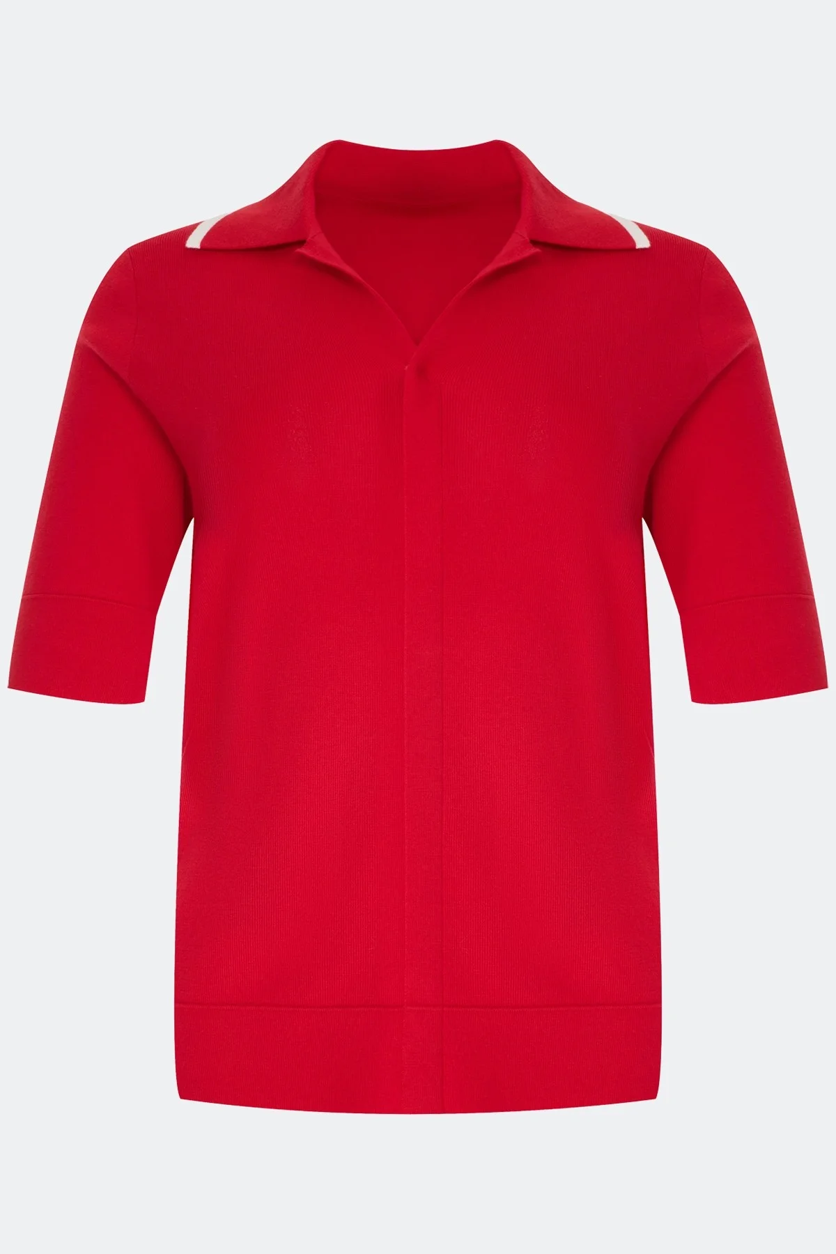 Яркий джемпер-поло, 36