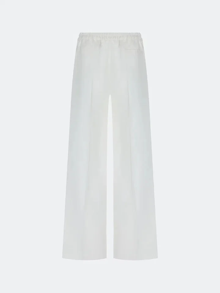 Льняные брюки с мягкими стрелками, 38