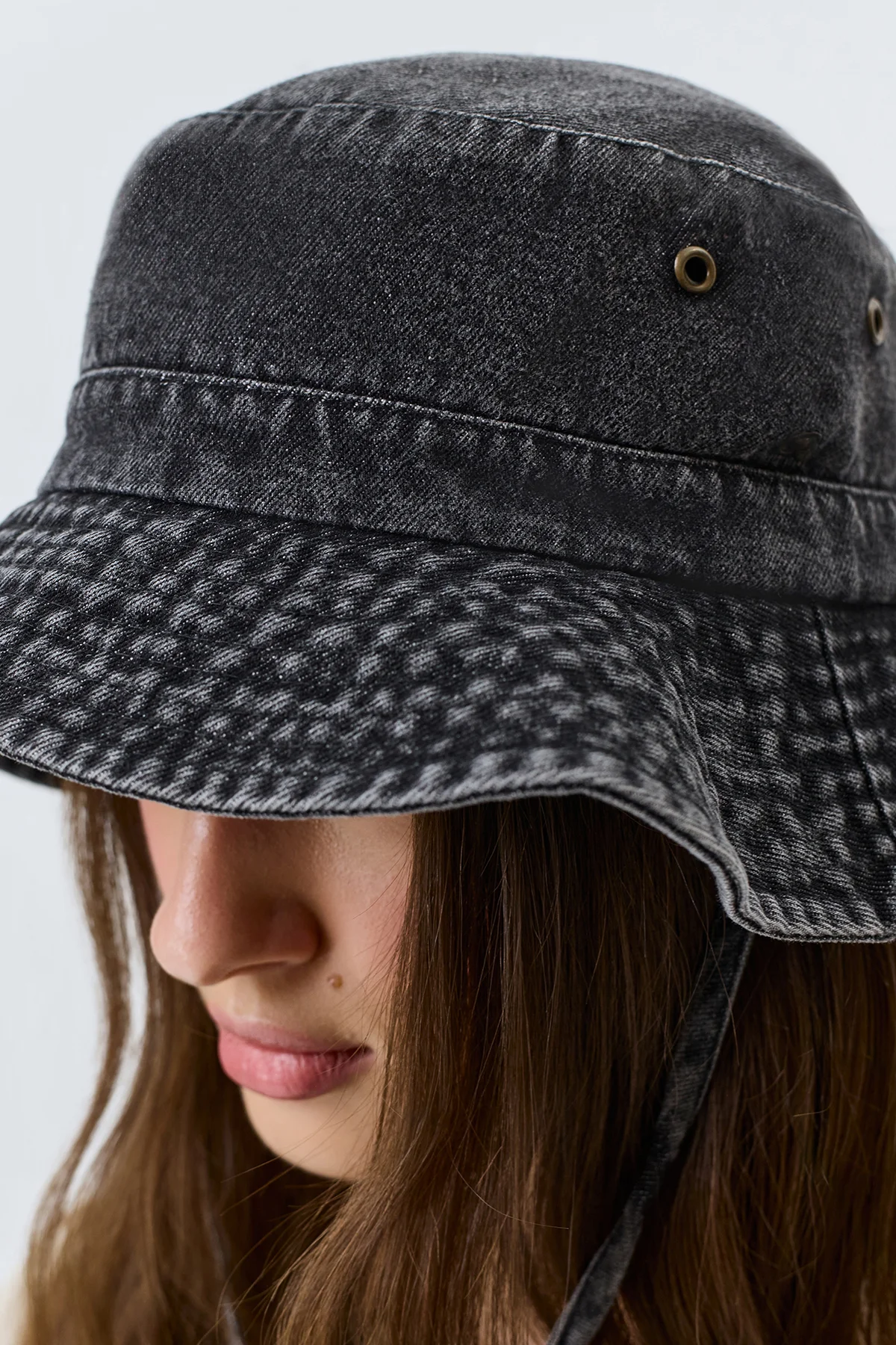 Джинсовая панама в стиле "сафари", One