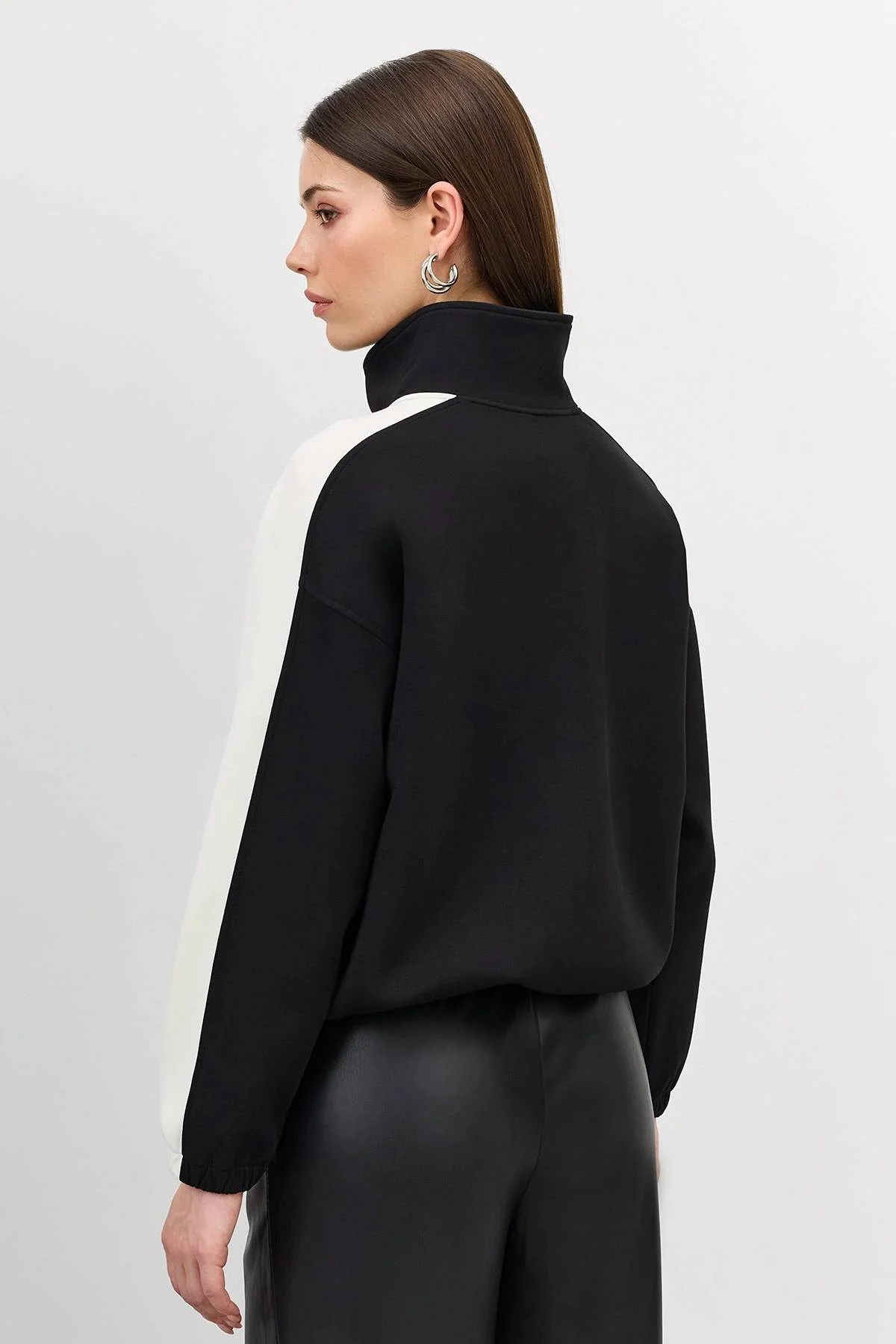 Джемпер в стиле "color block", 46