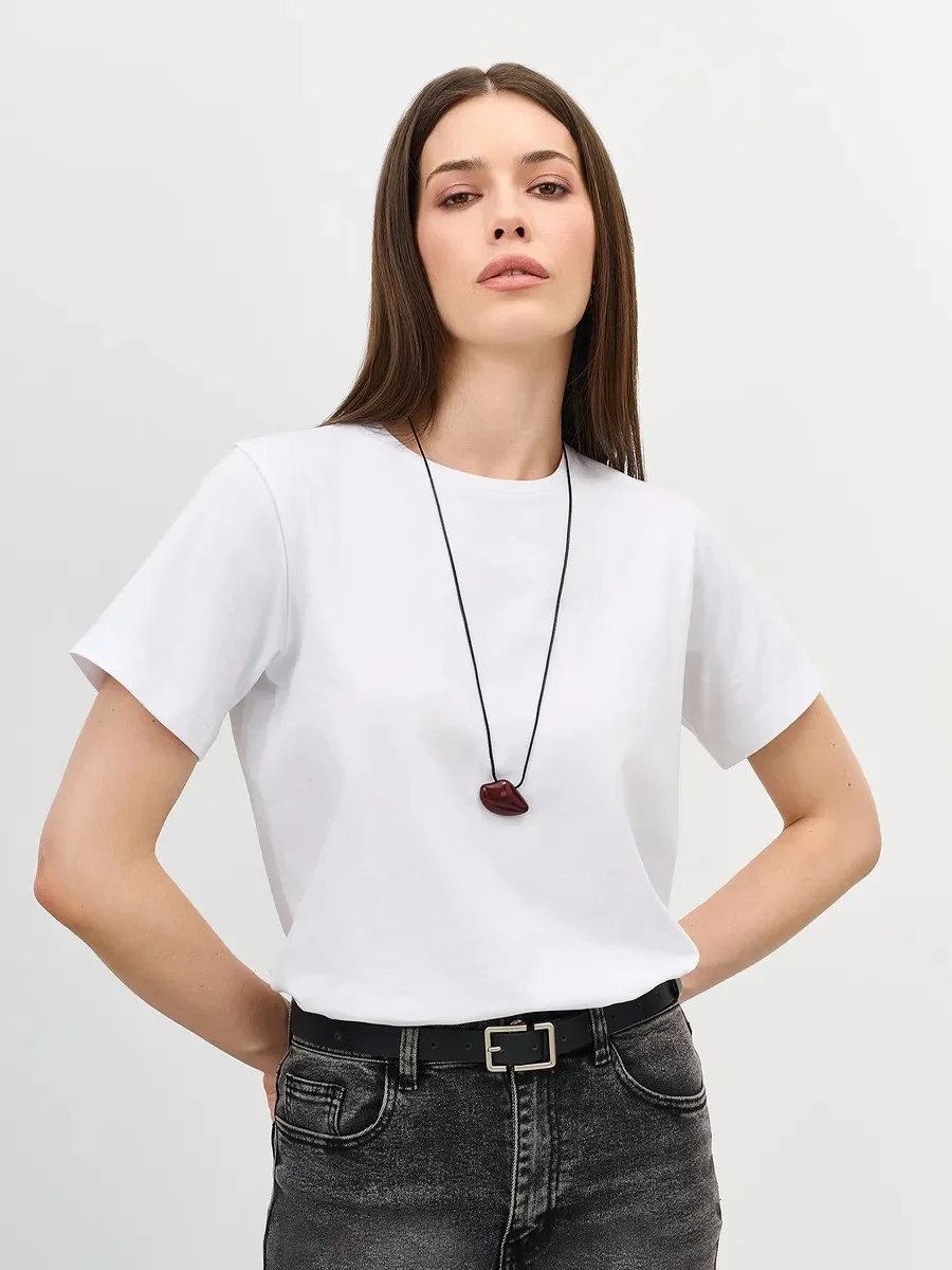 Классический  ремень с прямоугольнай пряжкой, S