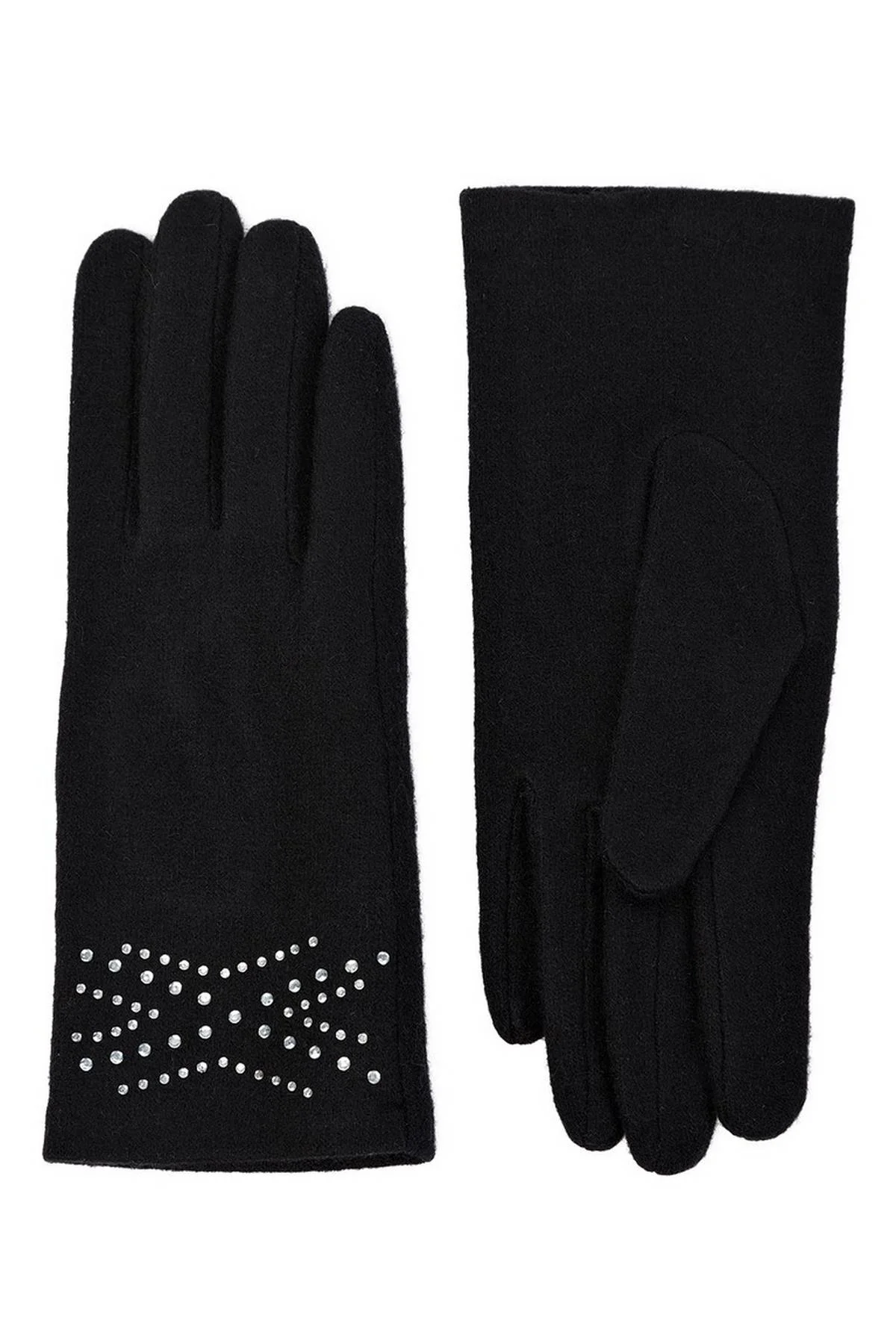 Перчатки черные, S