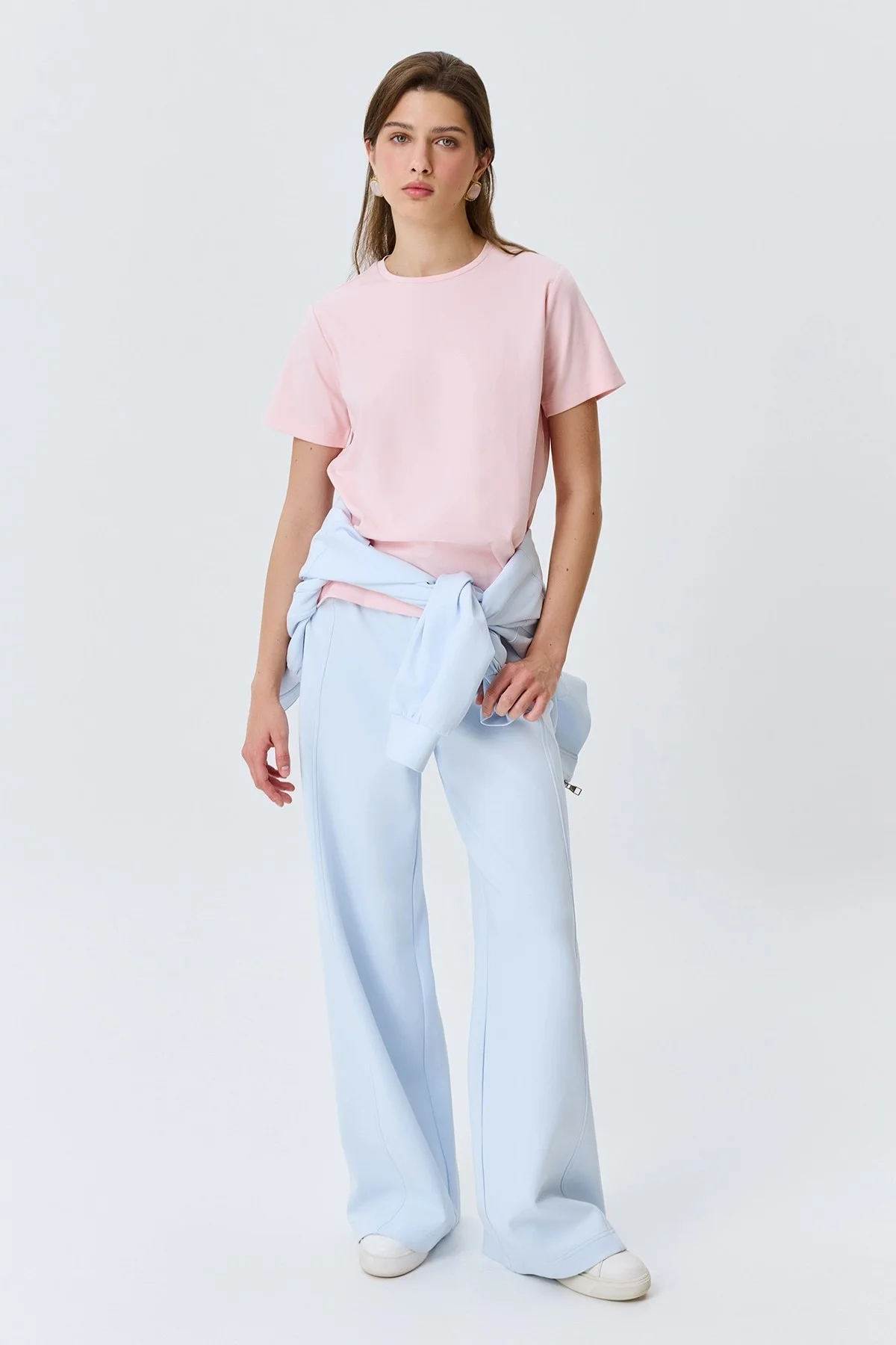 Базовая яркая розовая футболка, 52