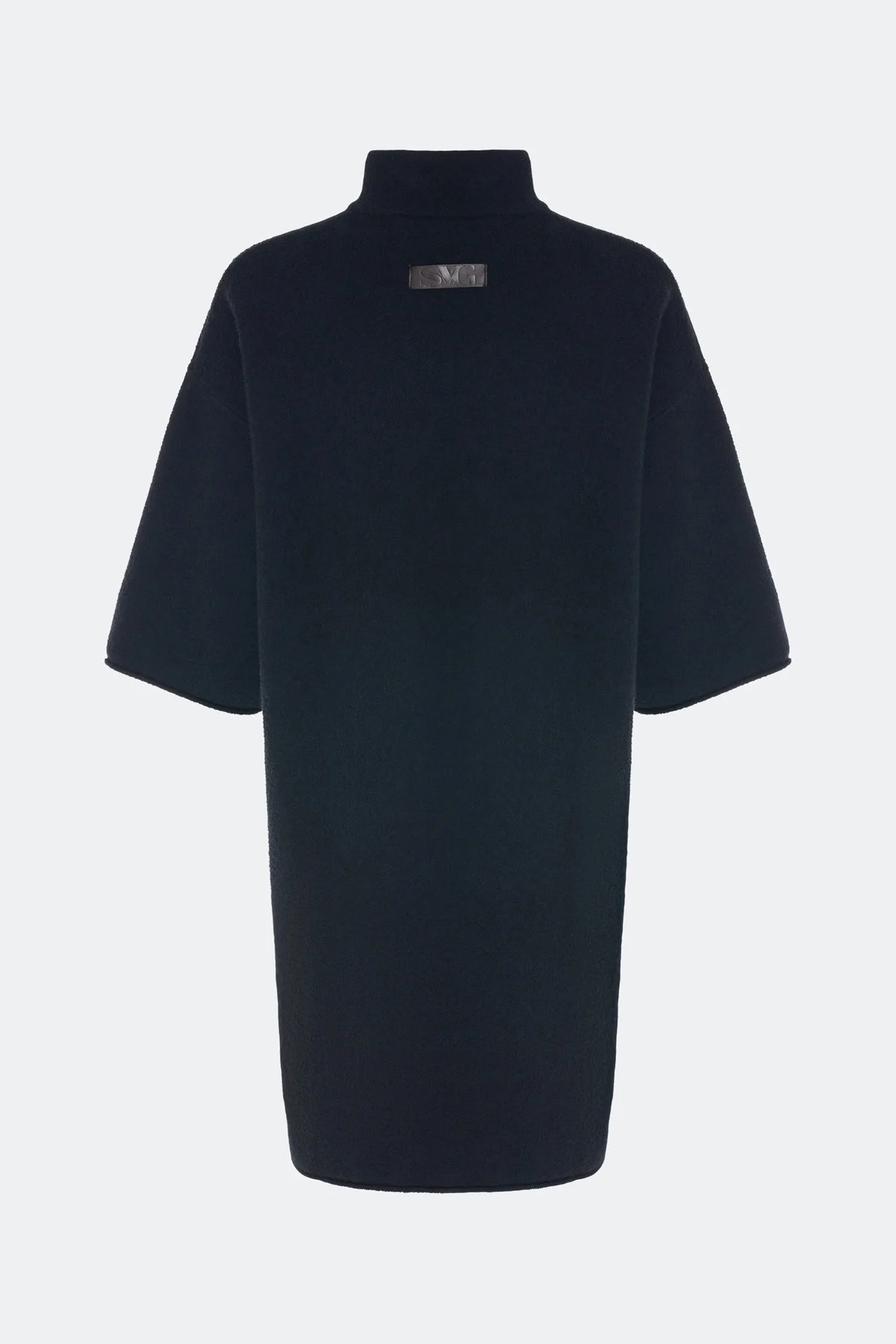 Oversize платье из трикотажа "букле", 46