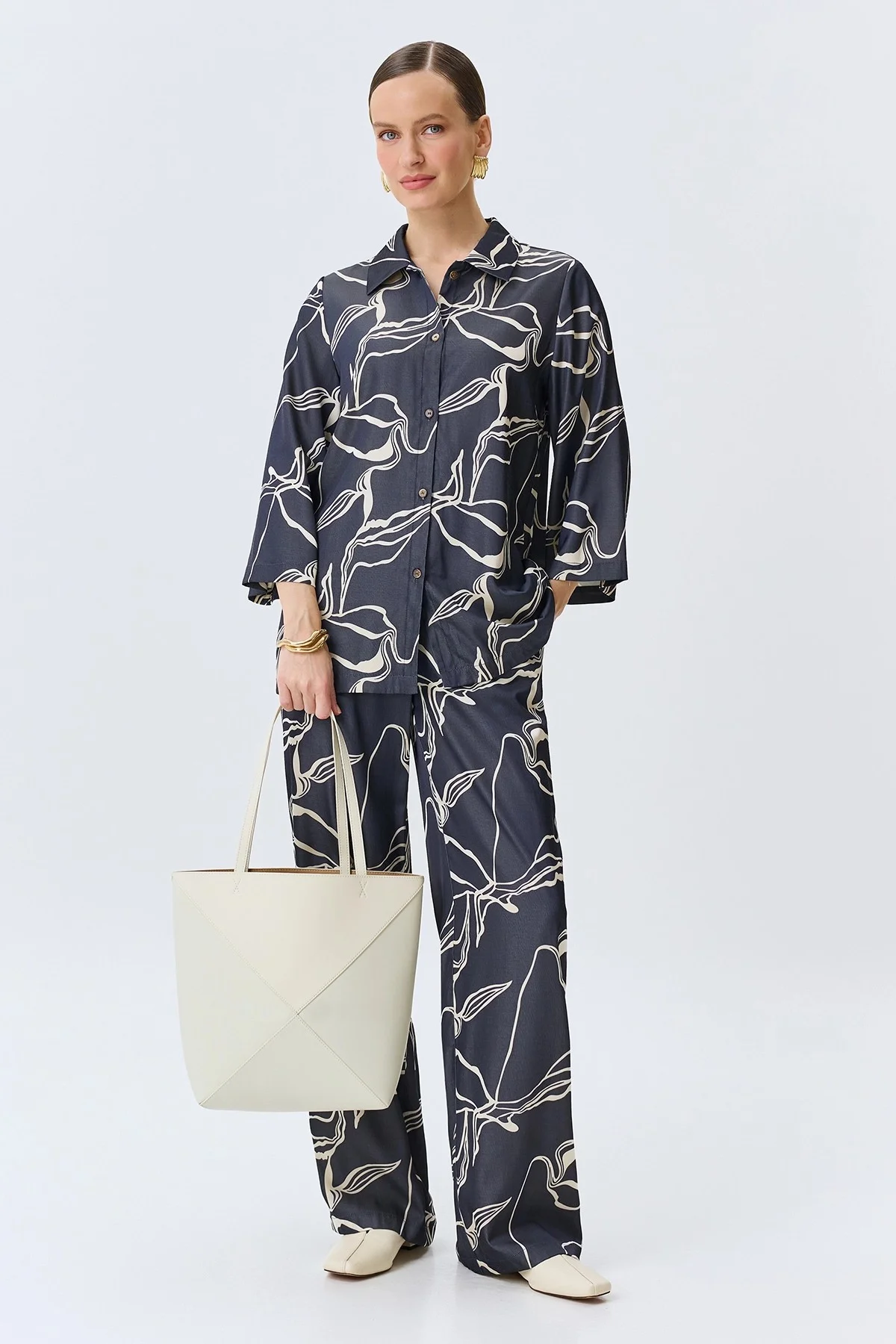 Комплект сумка-шоппер и кроссбоди, One