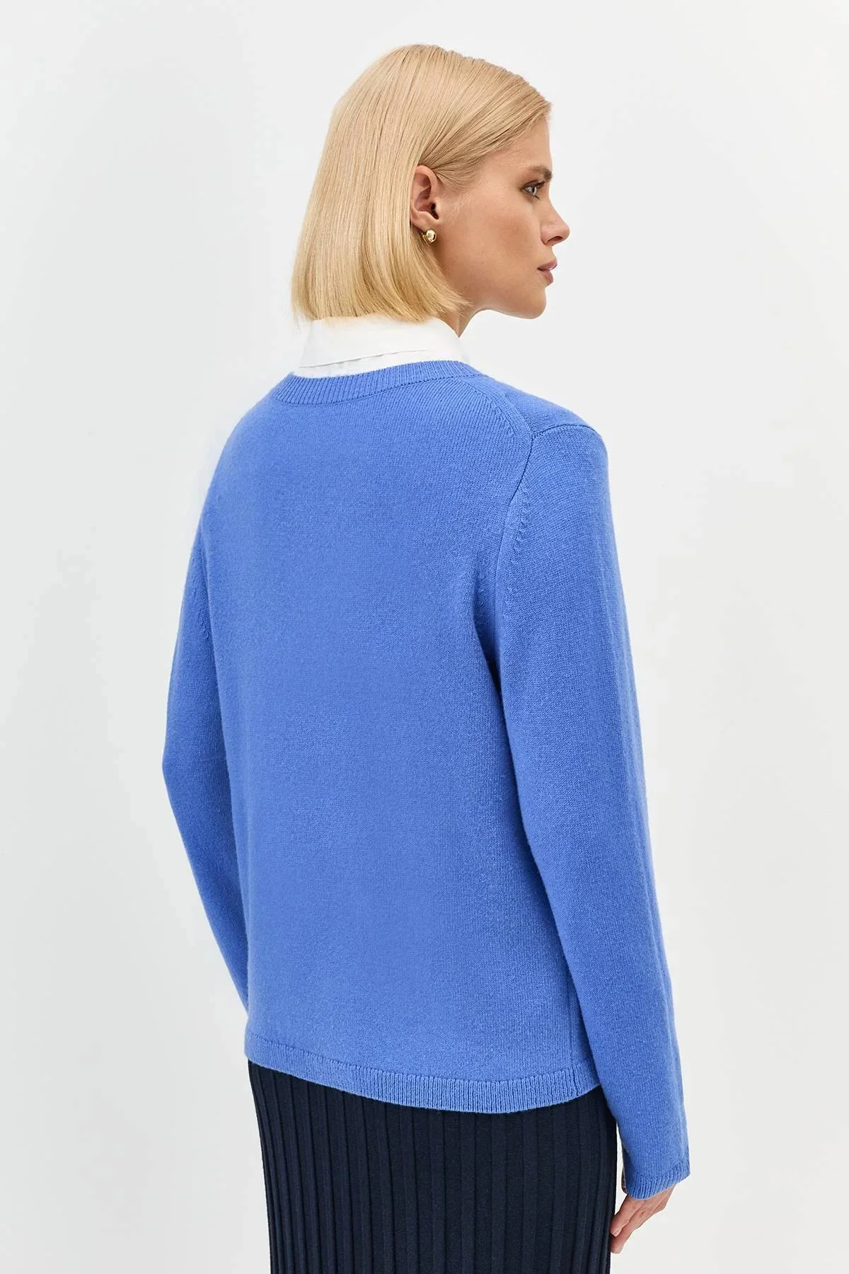 Яркий джемпер с шерстью, 42