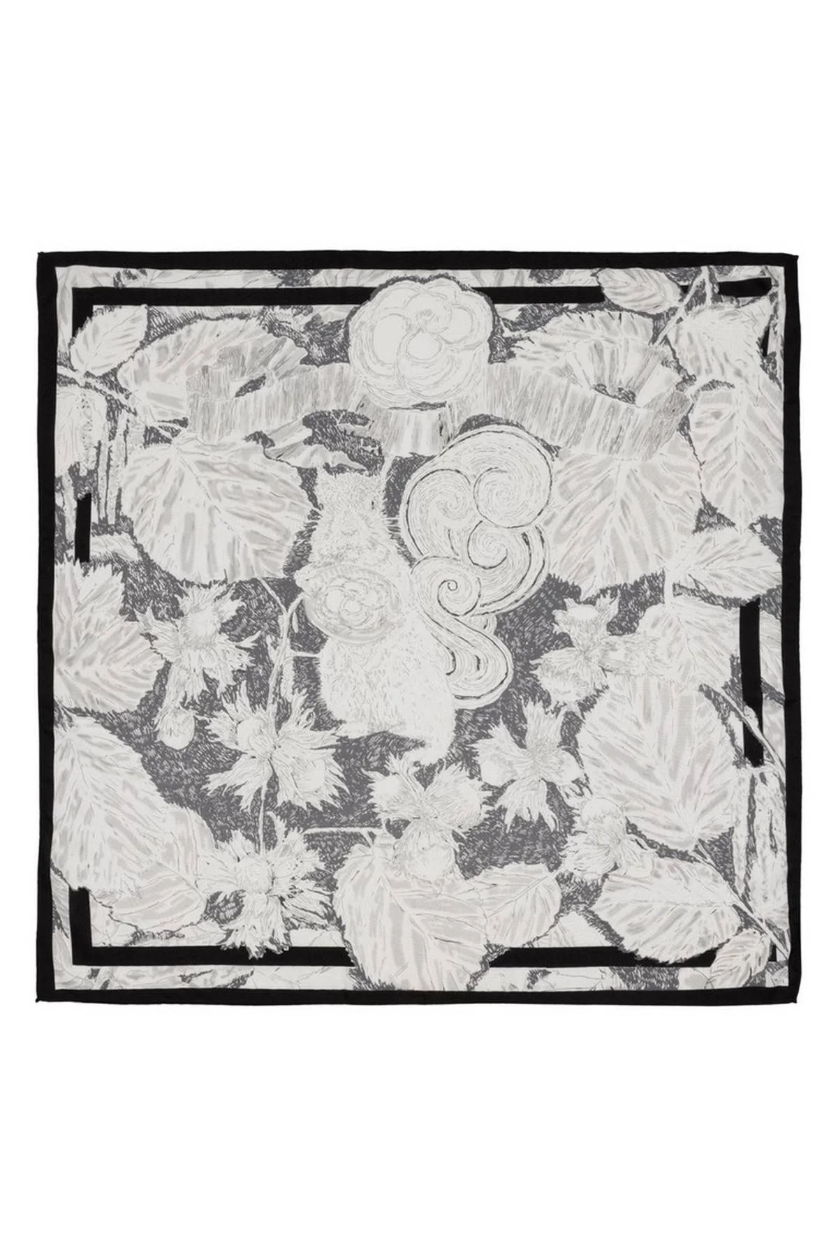 Платок светло-серый, One