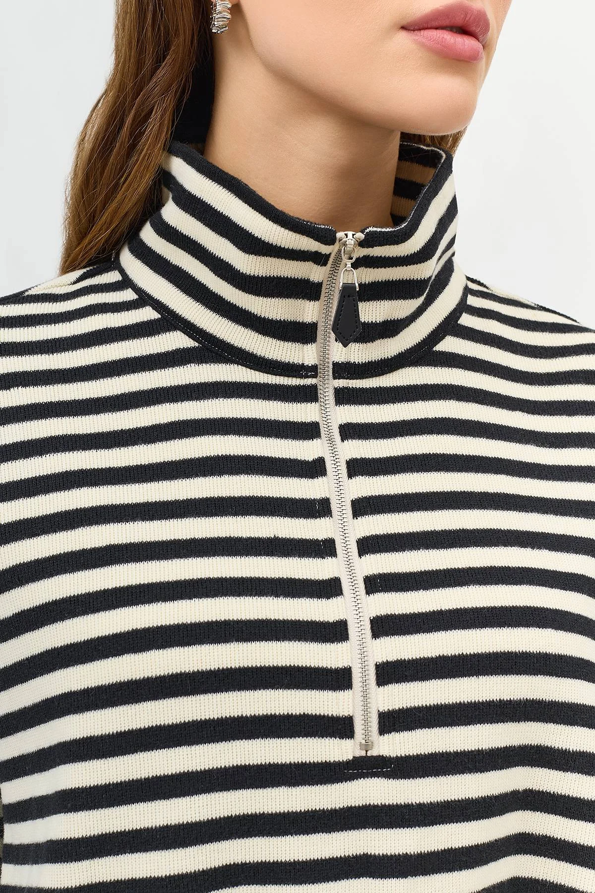 Лимитированная серия джемпер в контрастную полоску и ремень, 48