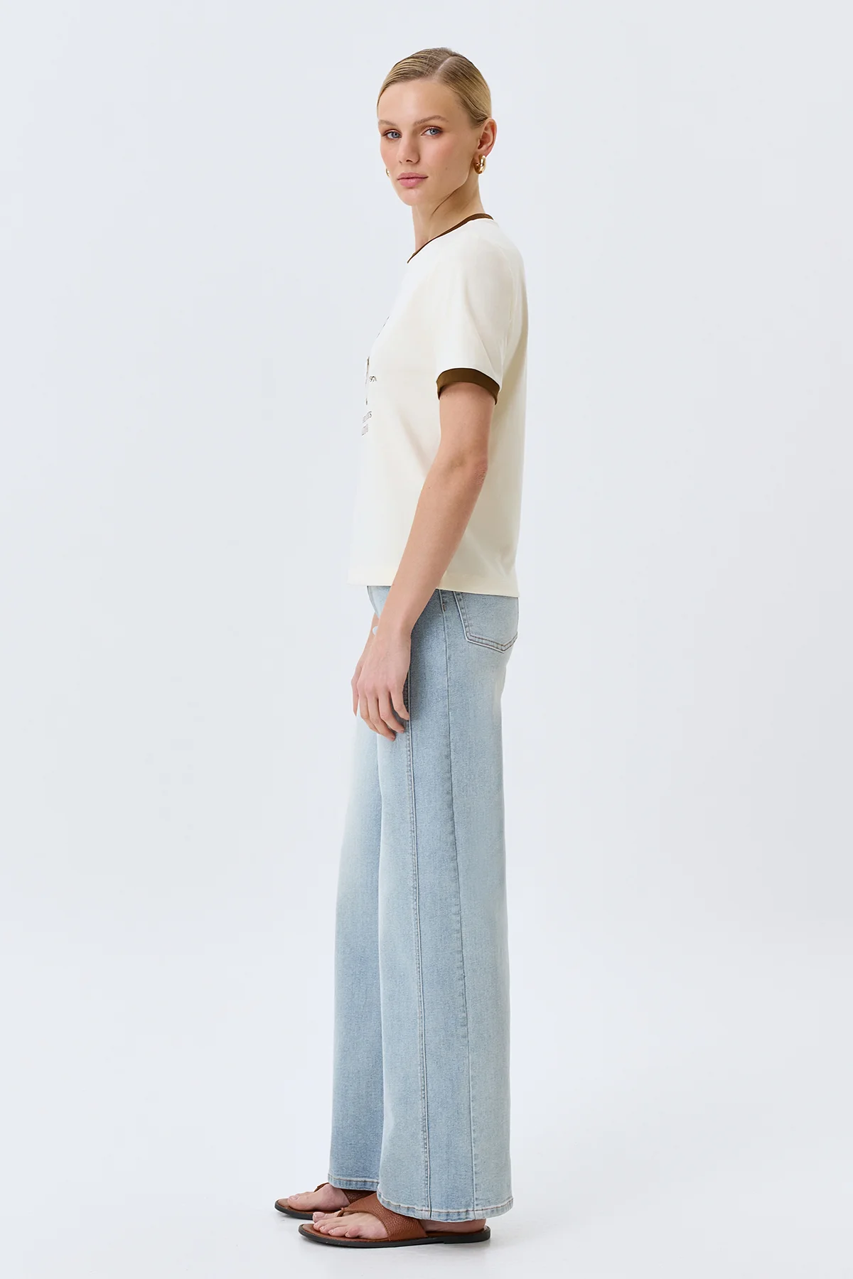 Футболка с принтом в стиле "Ретро", 46