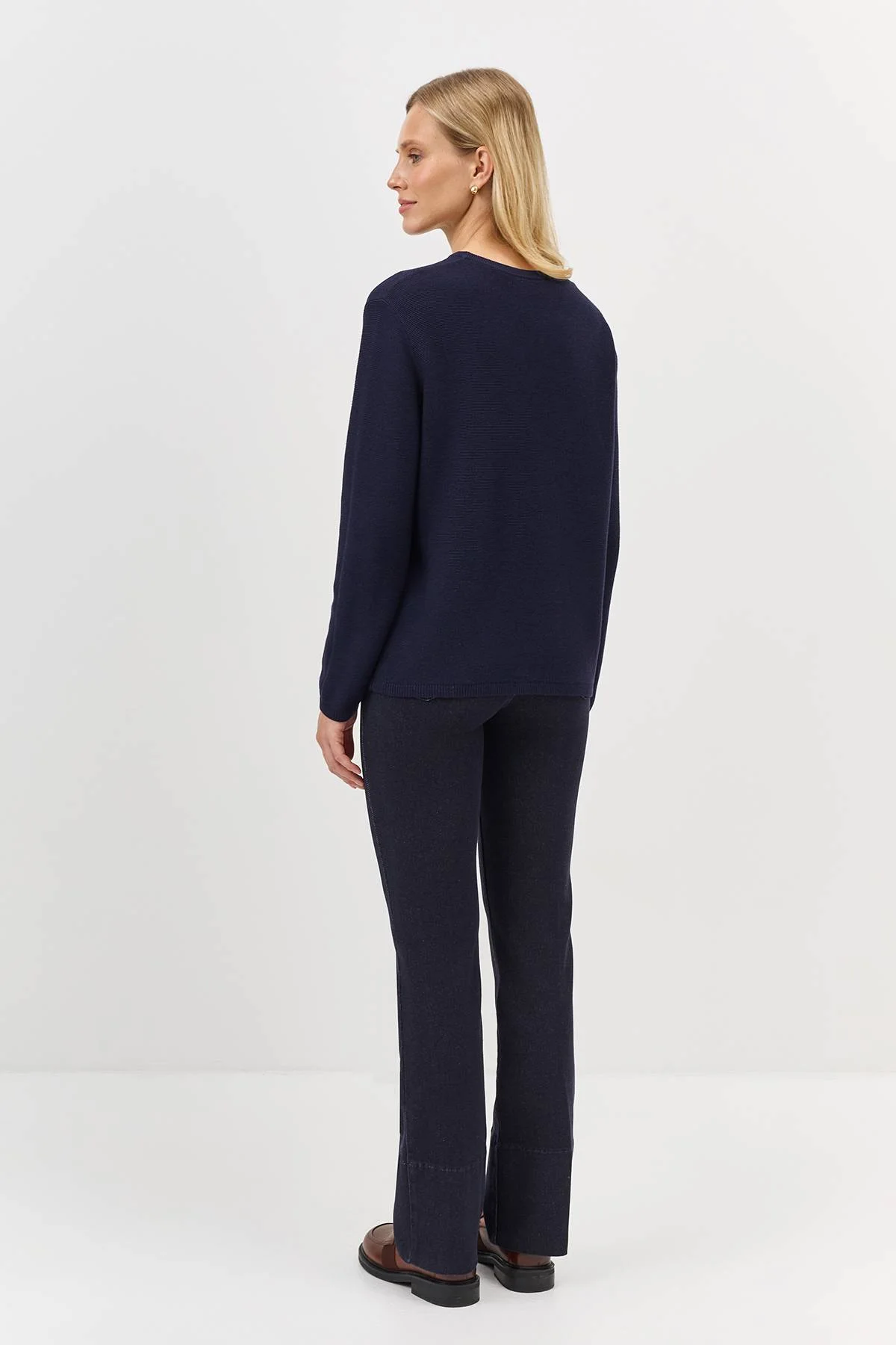 Лимитированная серия базовый вязаный джемпер и ремень, 36