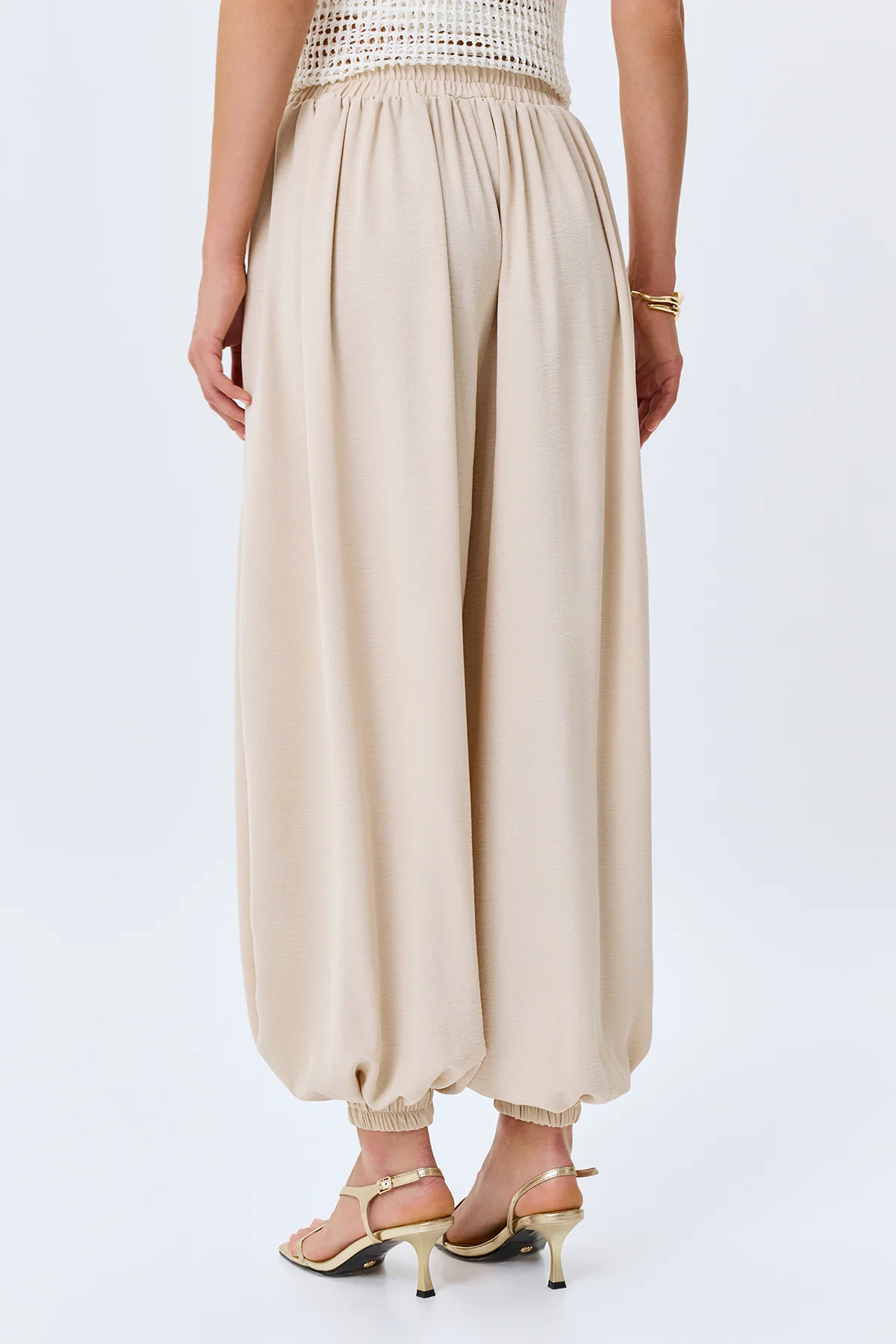 Хлопковые брюки-шаровары, 42