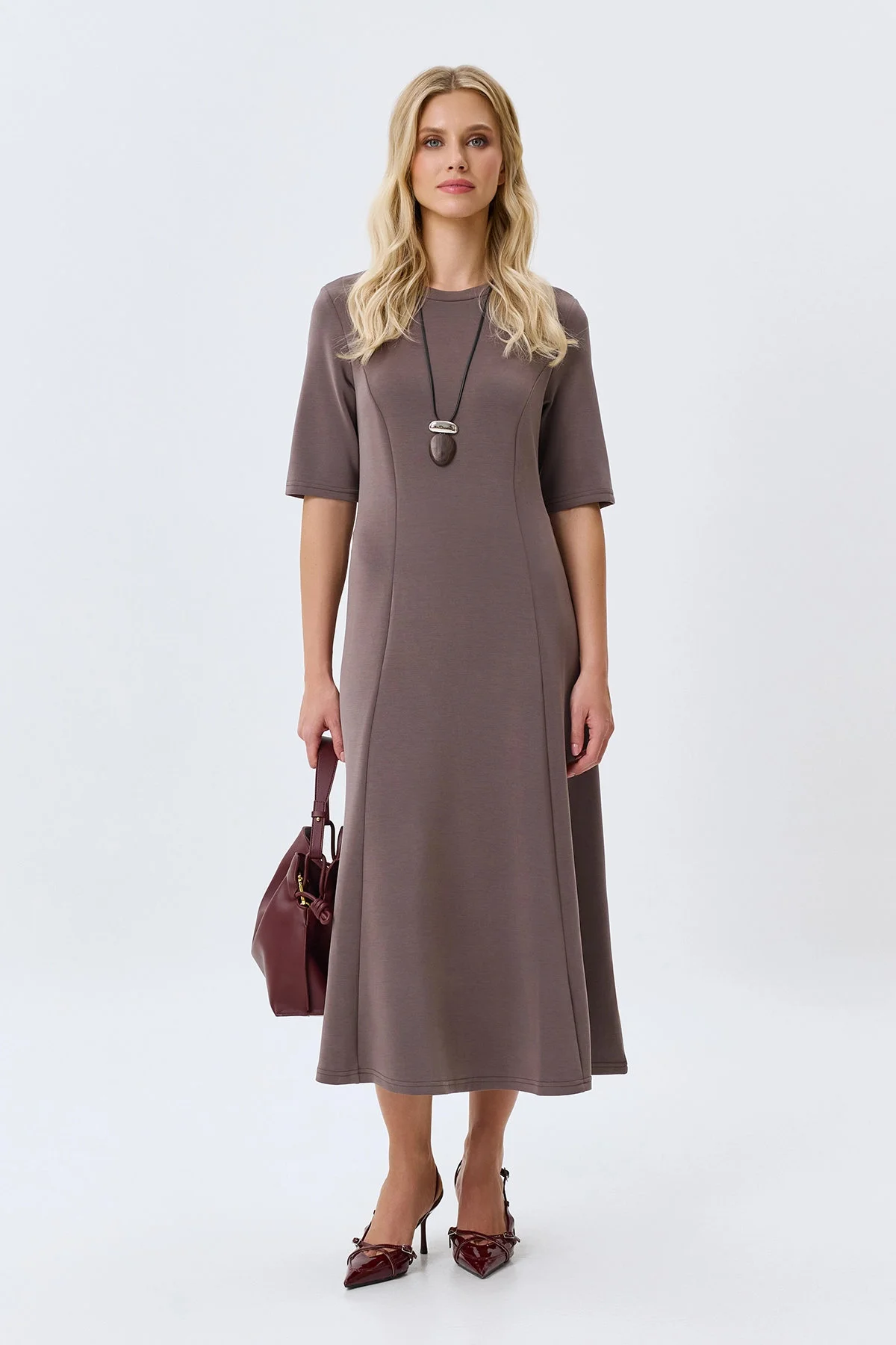 Платье из мягкого модала, 38