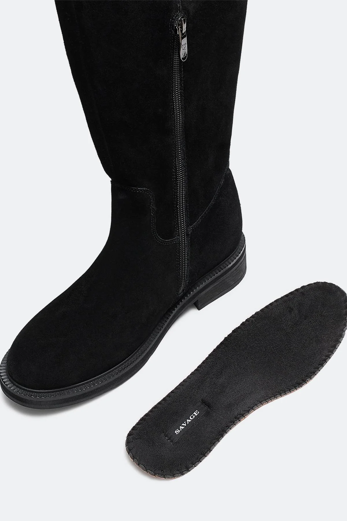 Ботфорты из замши, 38