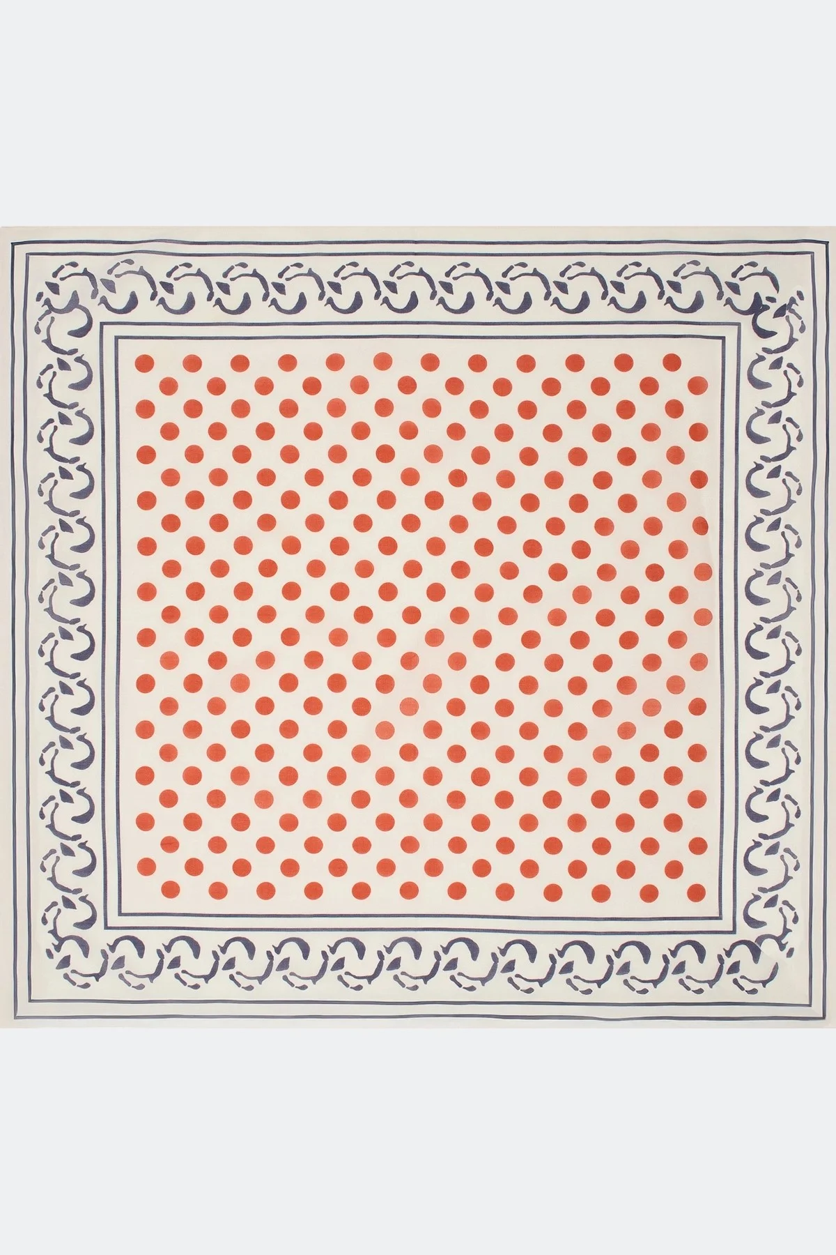 Шейный платок в яркий горошек, One