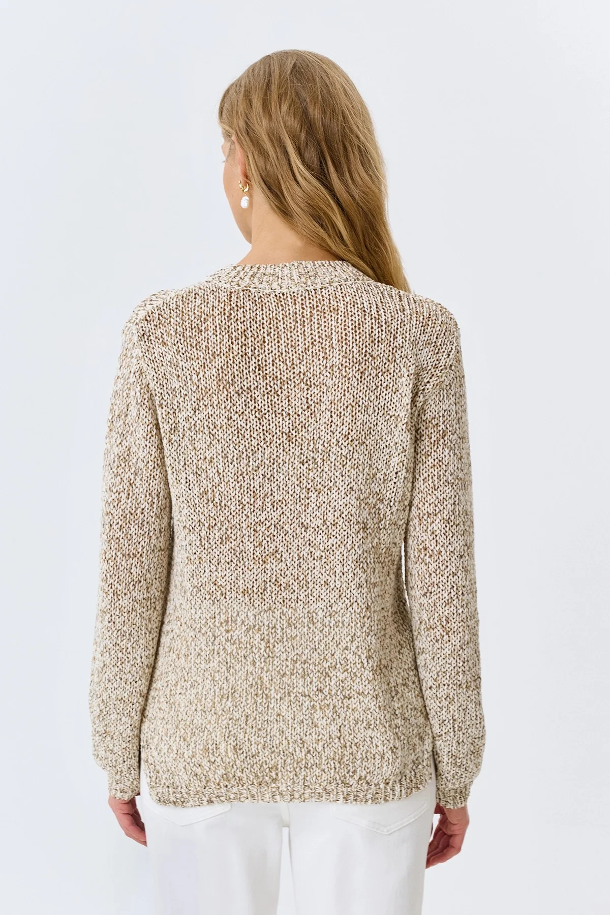 Джемпер из фактурной пряжи, 46