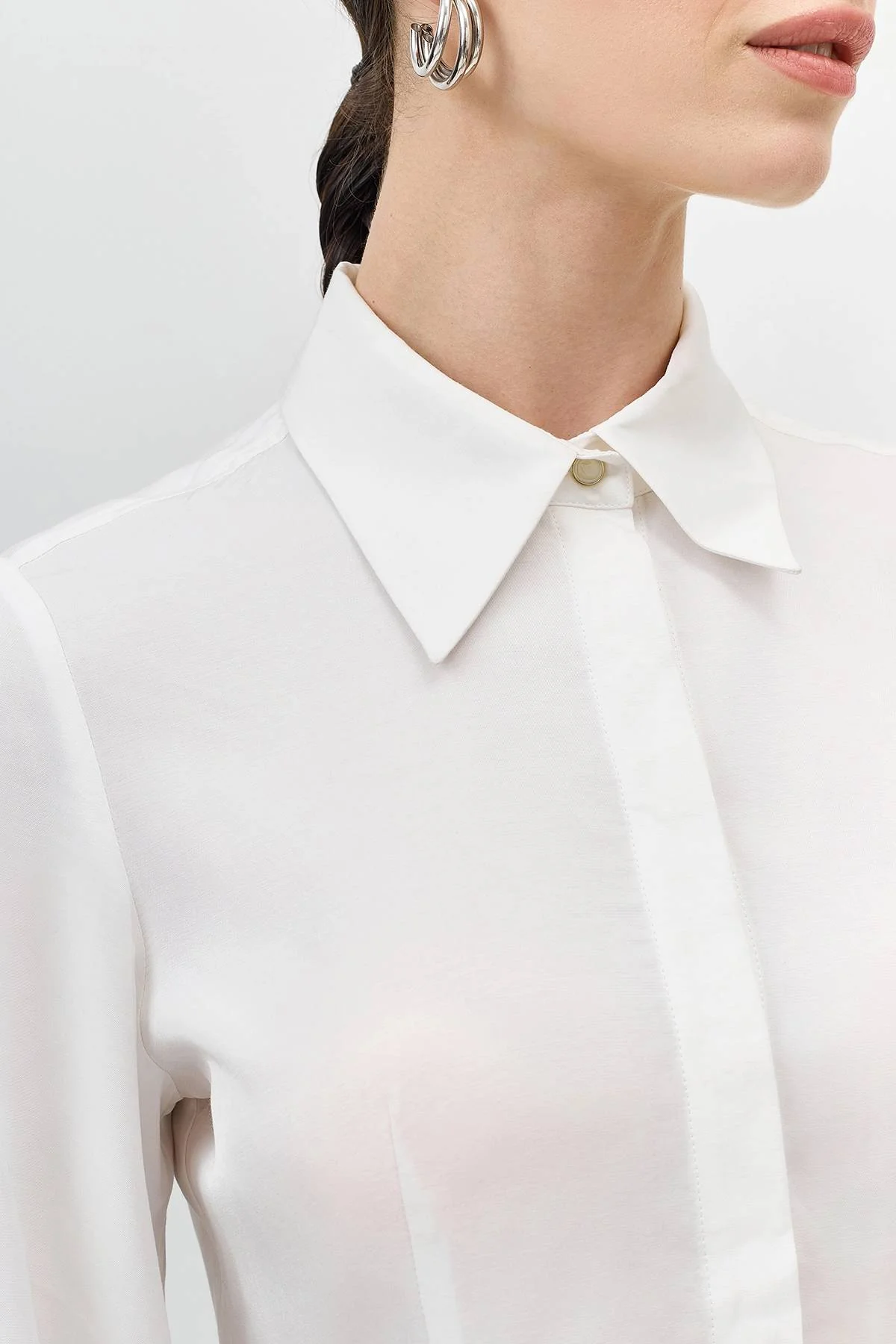 Лимитированная серия блузка с объемными рукавами и ремень, 50