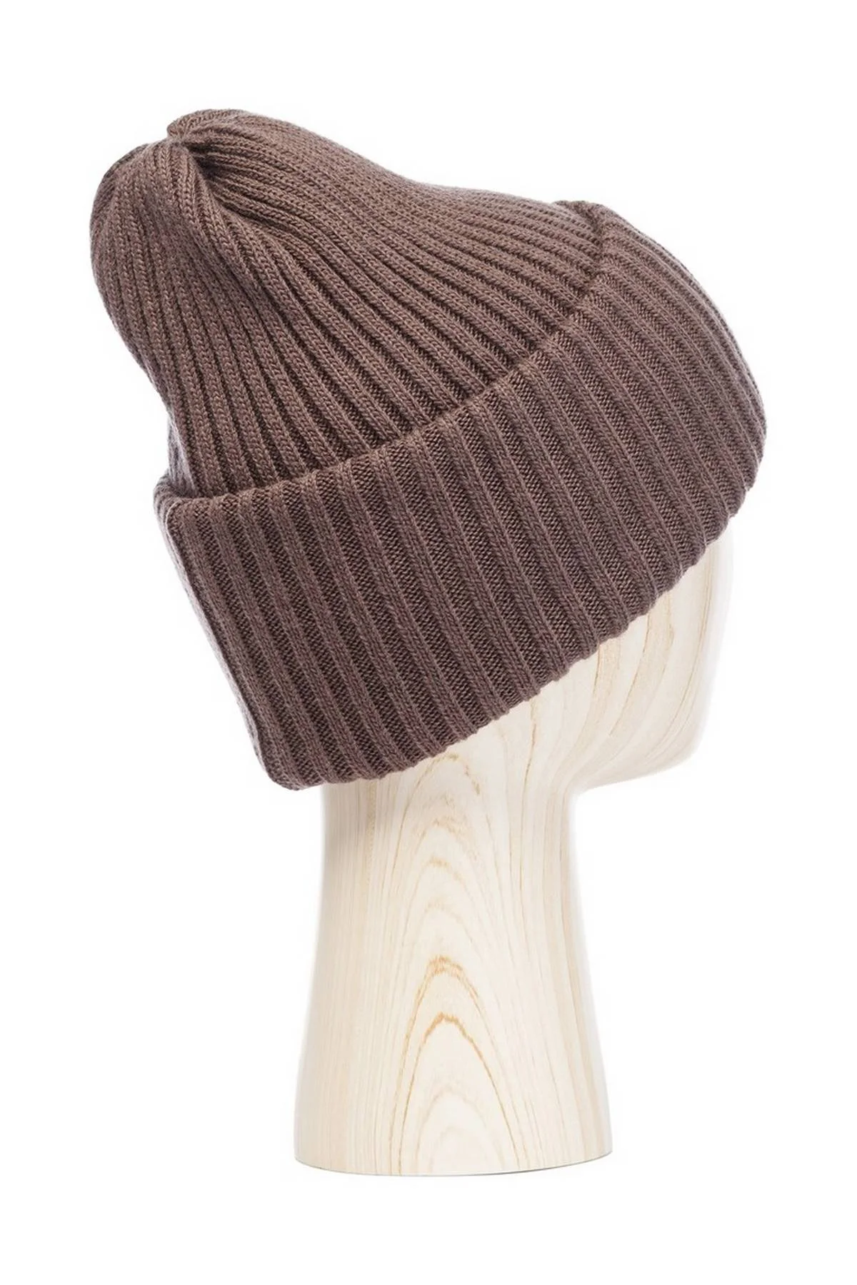 Шапка серо-коричневая, One