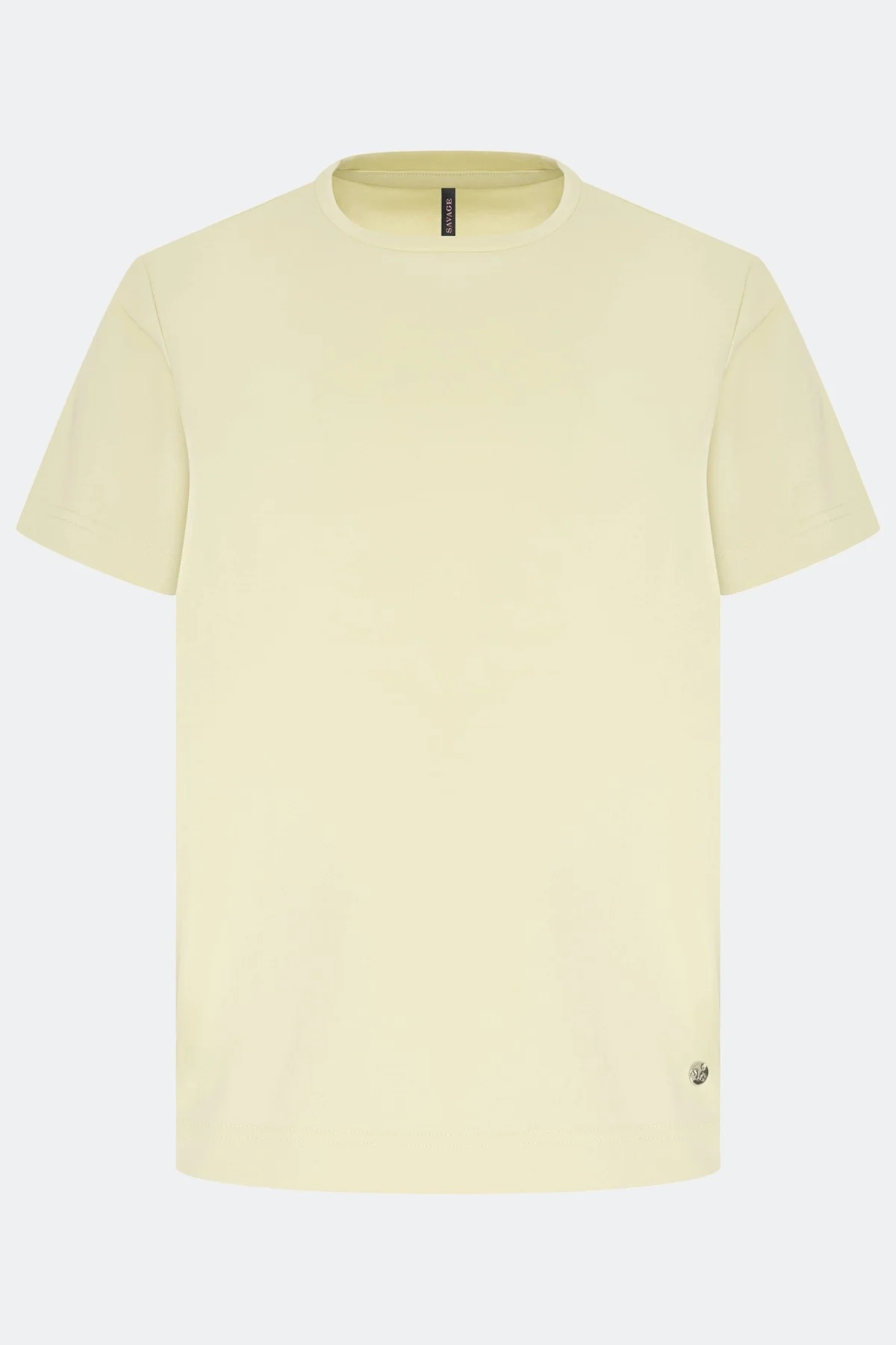 Базовая яркая желтая  футболка, 48