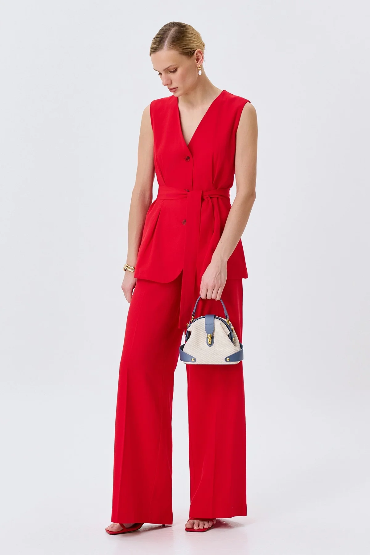 Мини сумка-мешок из эко кожи, One