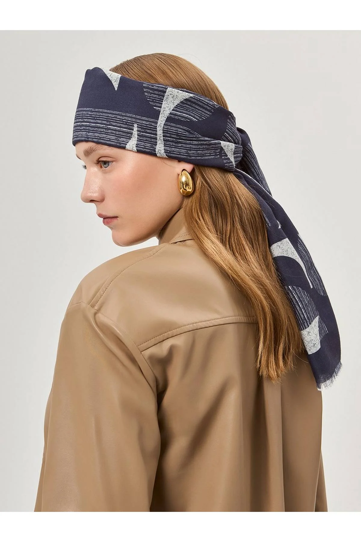 Платок синий, One