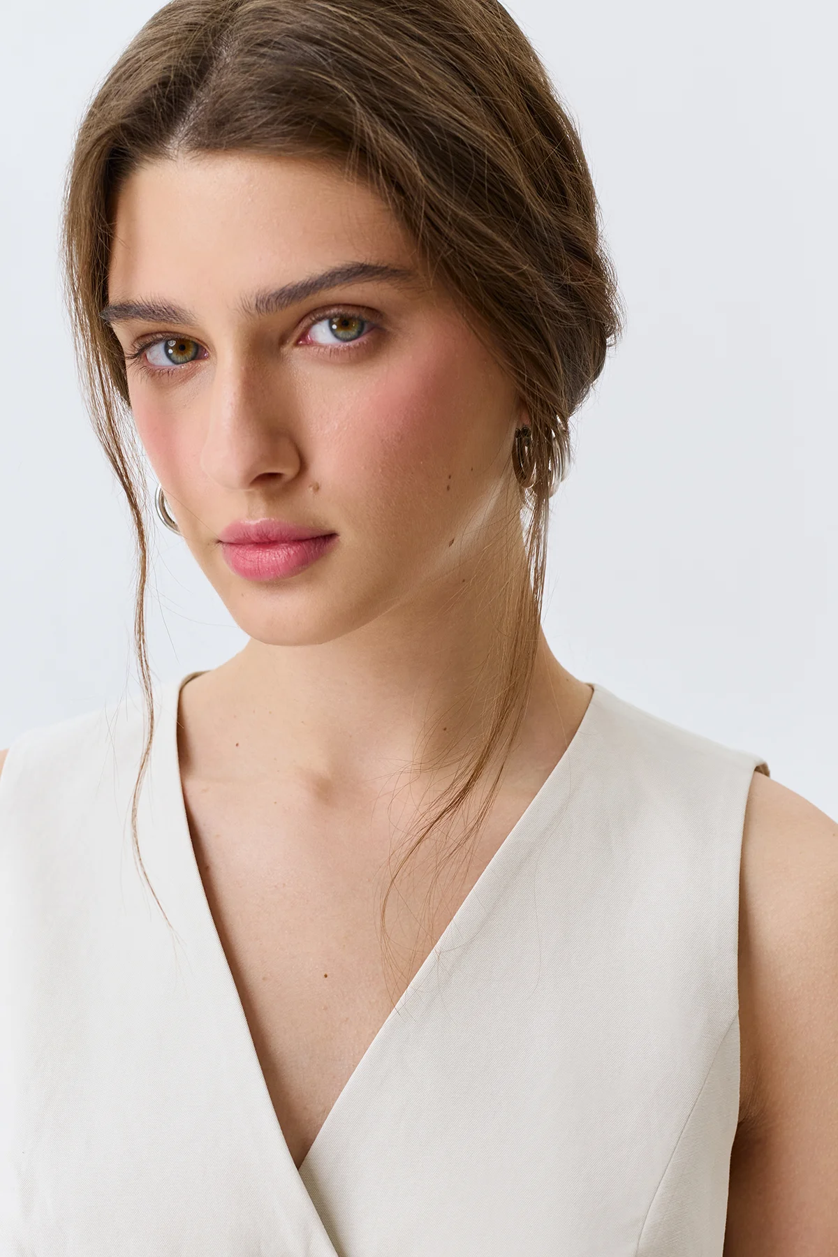 Классический жилет из лиоцелла и хлопка, 52