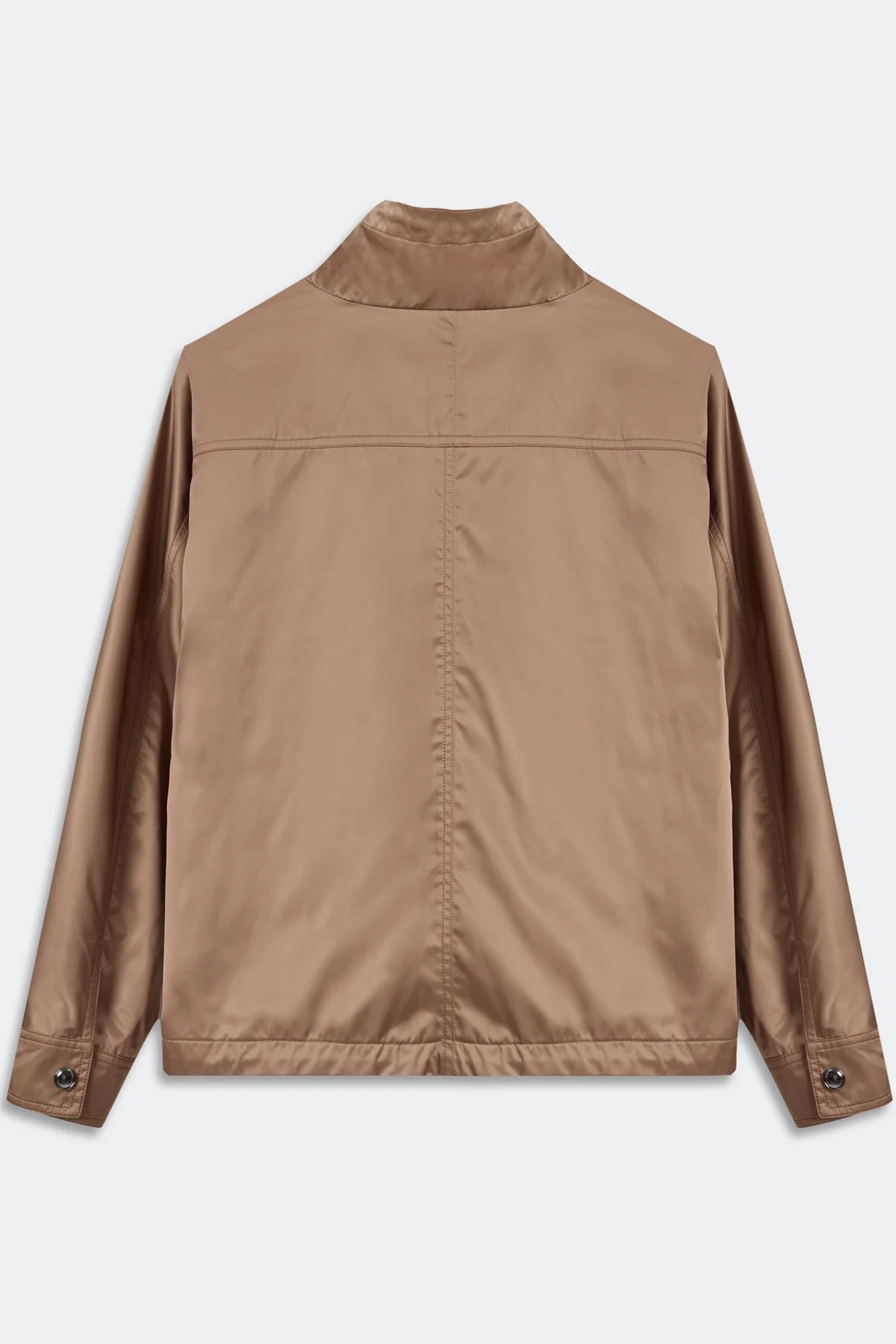 Темная двусторонняя сатиновая ветровка, 36