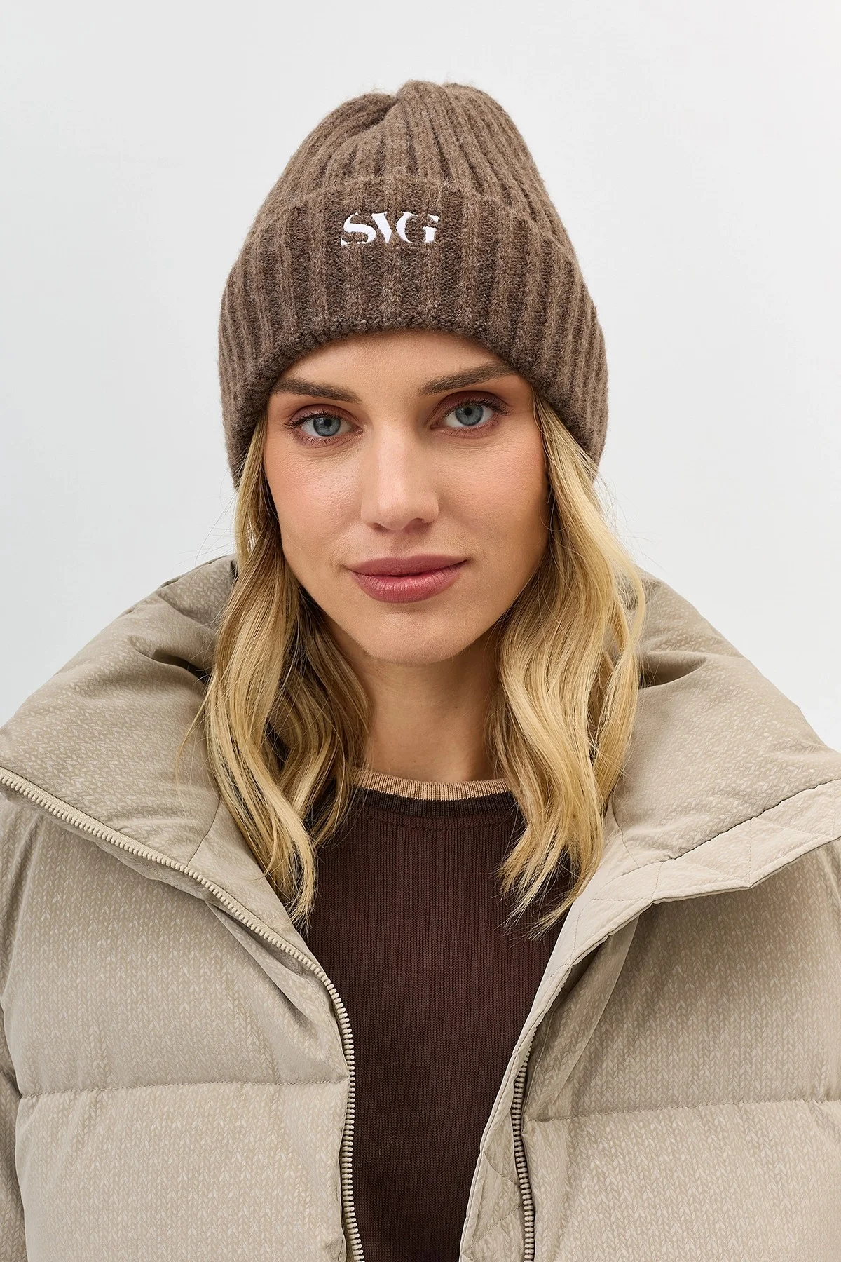 Куртка с имитацией вязаной фактуры, 44