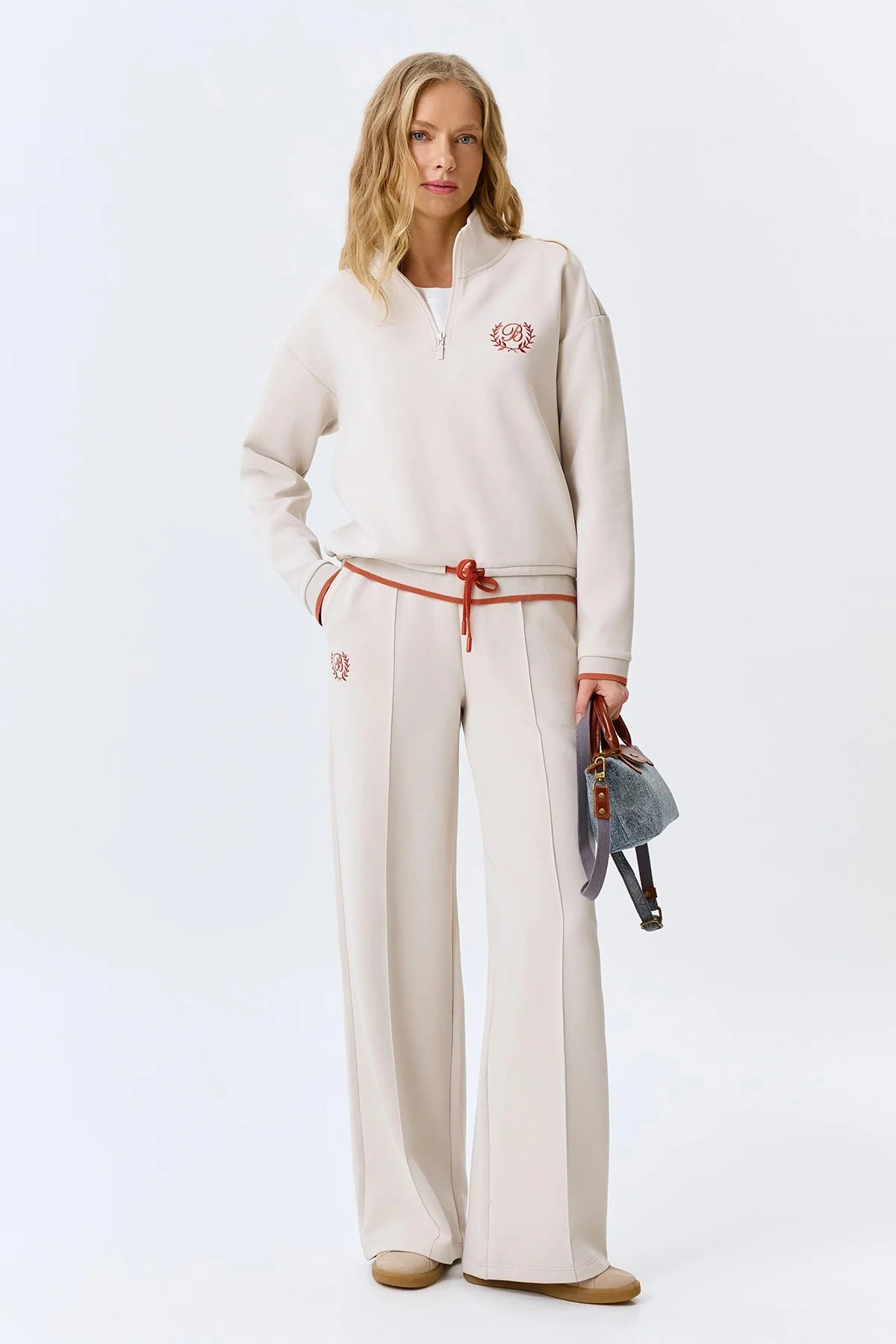 Трикотажные брюки со стрелками, 36