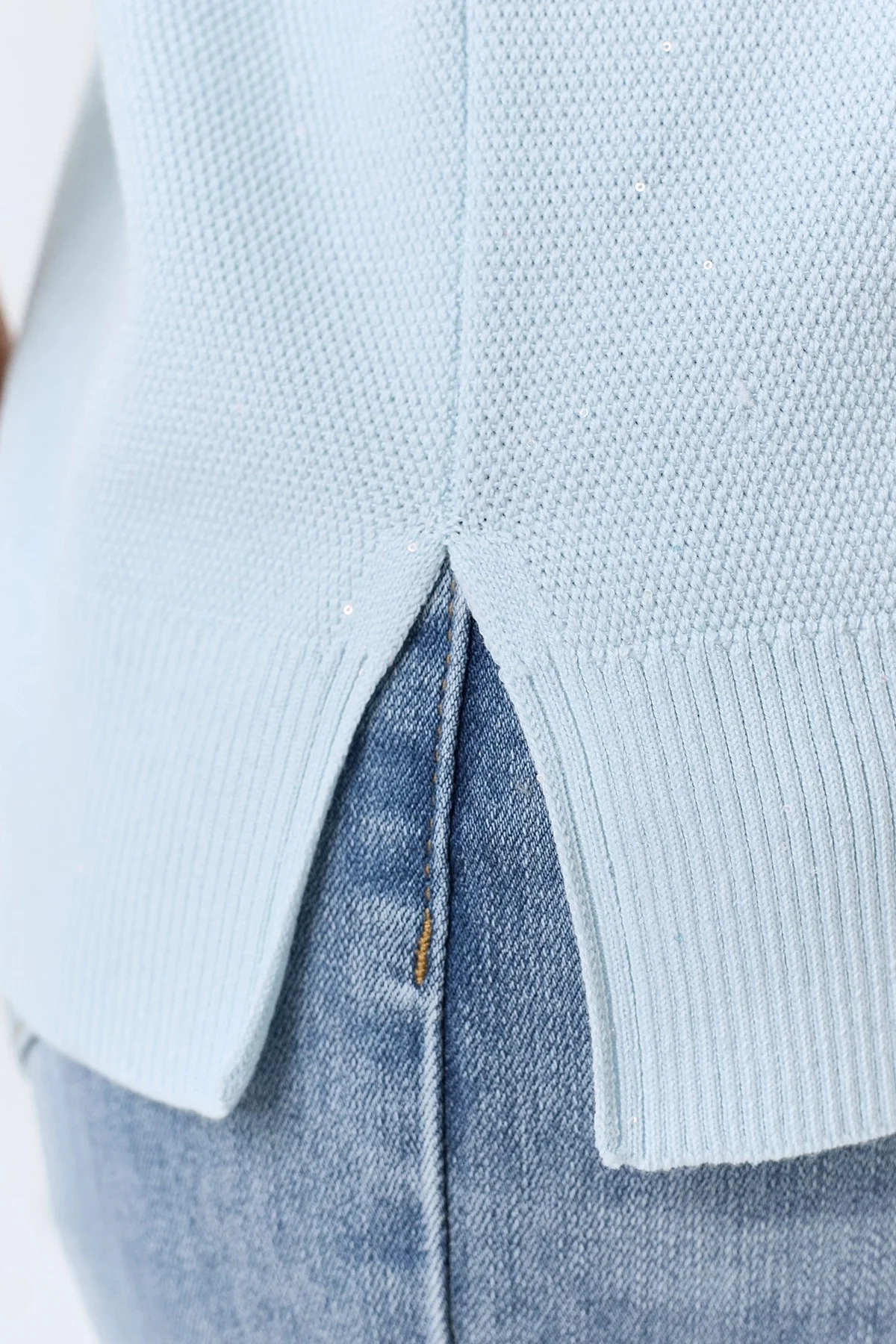 Джемпер с пайетками из модала, 44