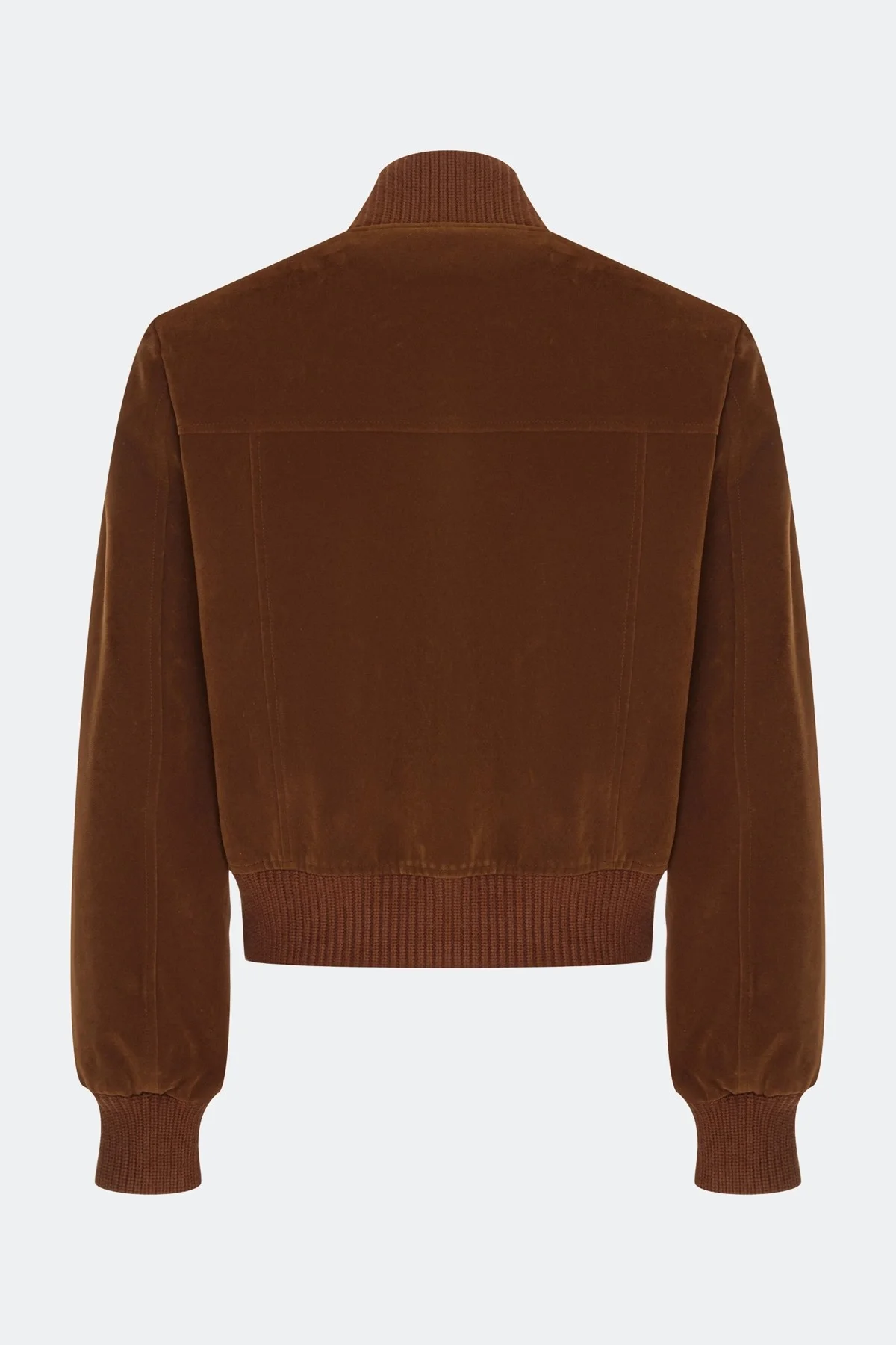 Укороченный жакет из искусственной замши, 44