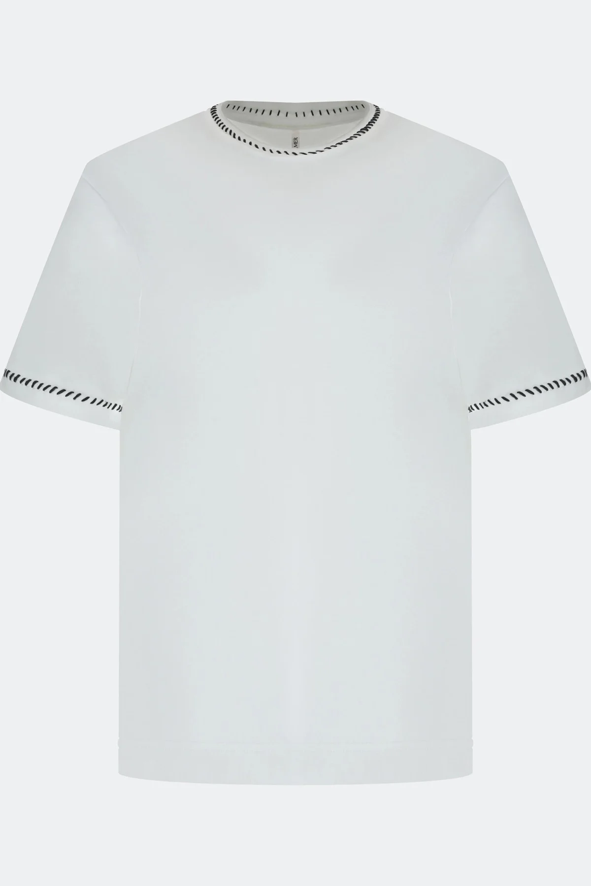 Футболка из 100% хлопка с ручным стежком, 36