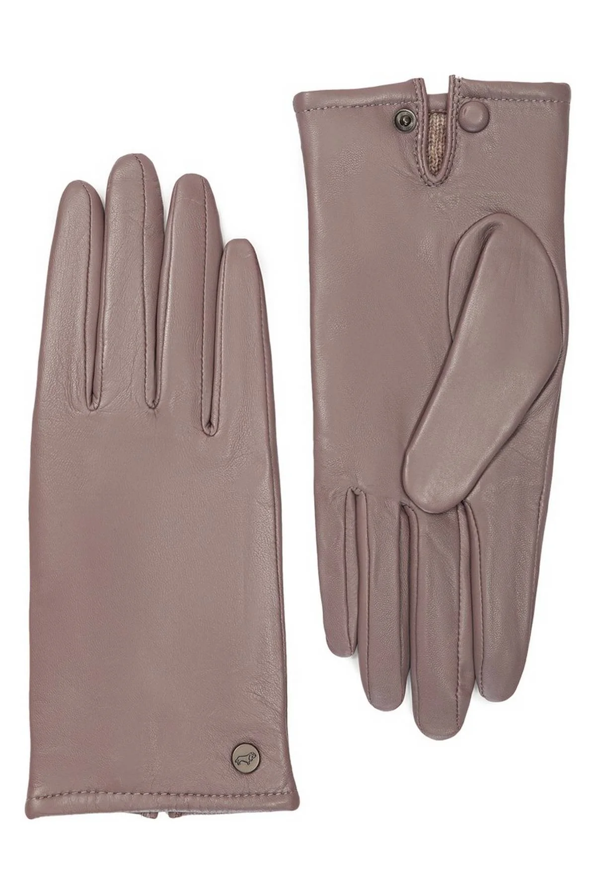 Перчатки серо-коричневые, 7,5