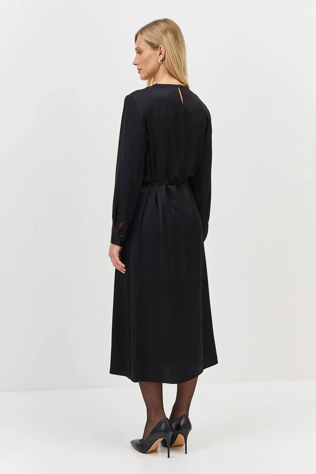 Лимитрированная серия платье с декоративной цепочкой и ремень, 38