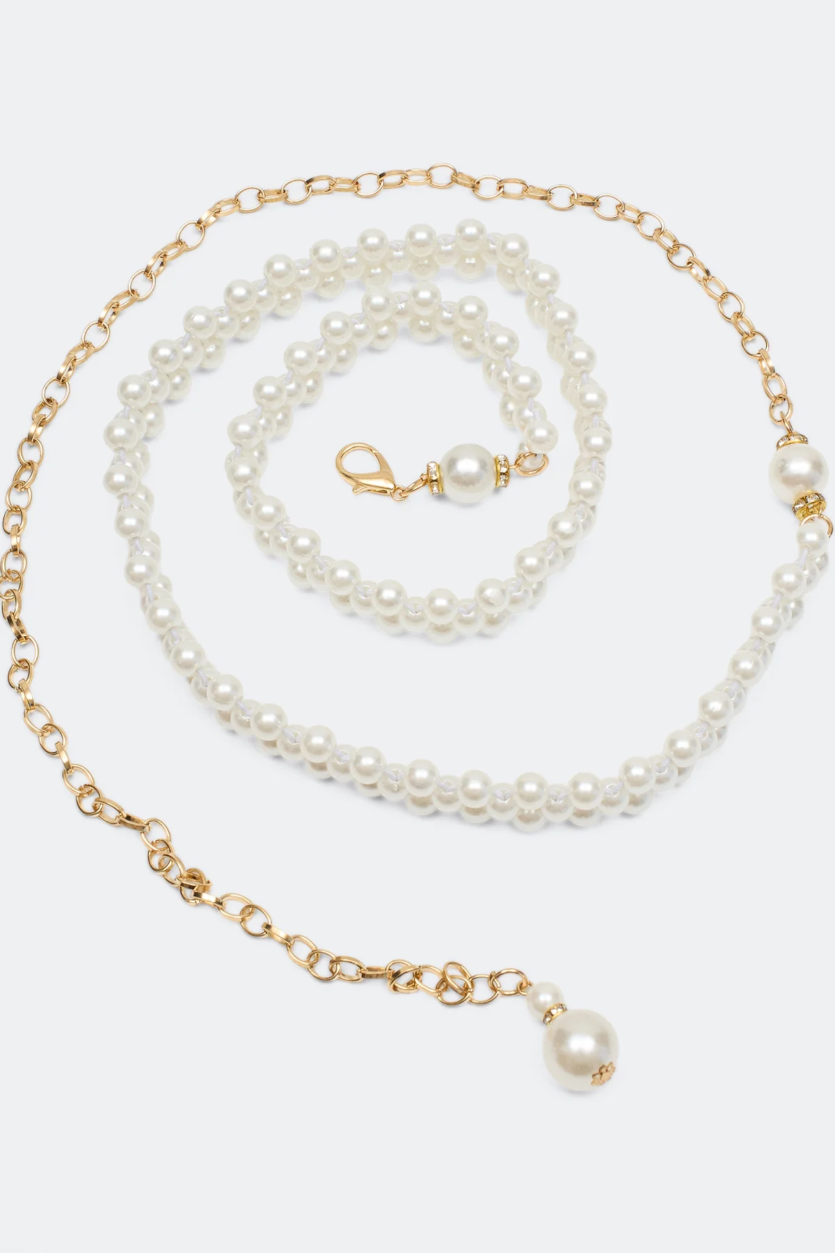 Пояс-цепочка с жемчужинами, One