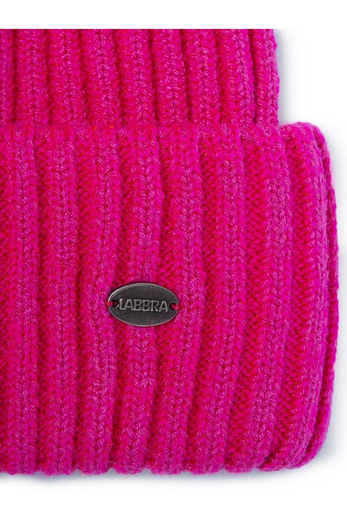 Шапка ярко-розовая, One