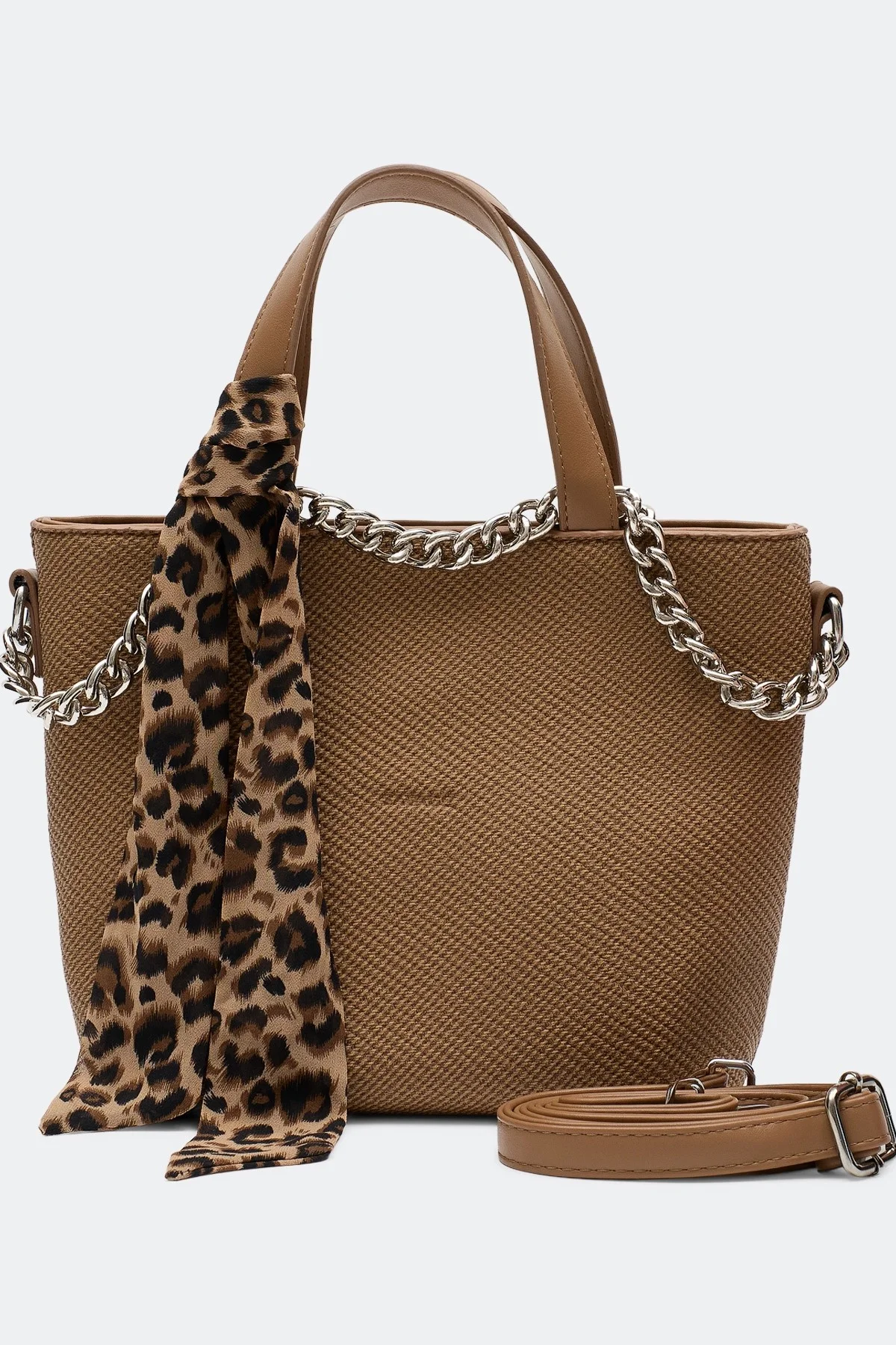 Сумка-хобо из фактурной эко кожи, One