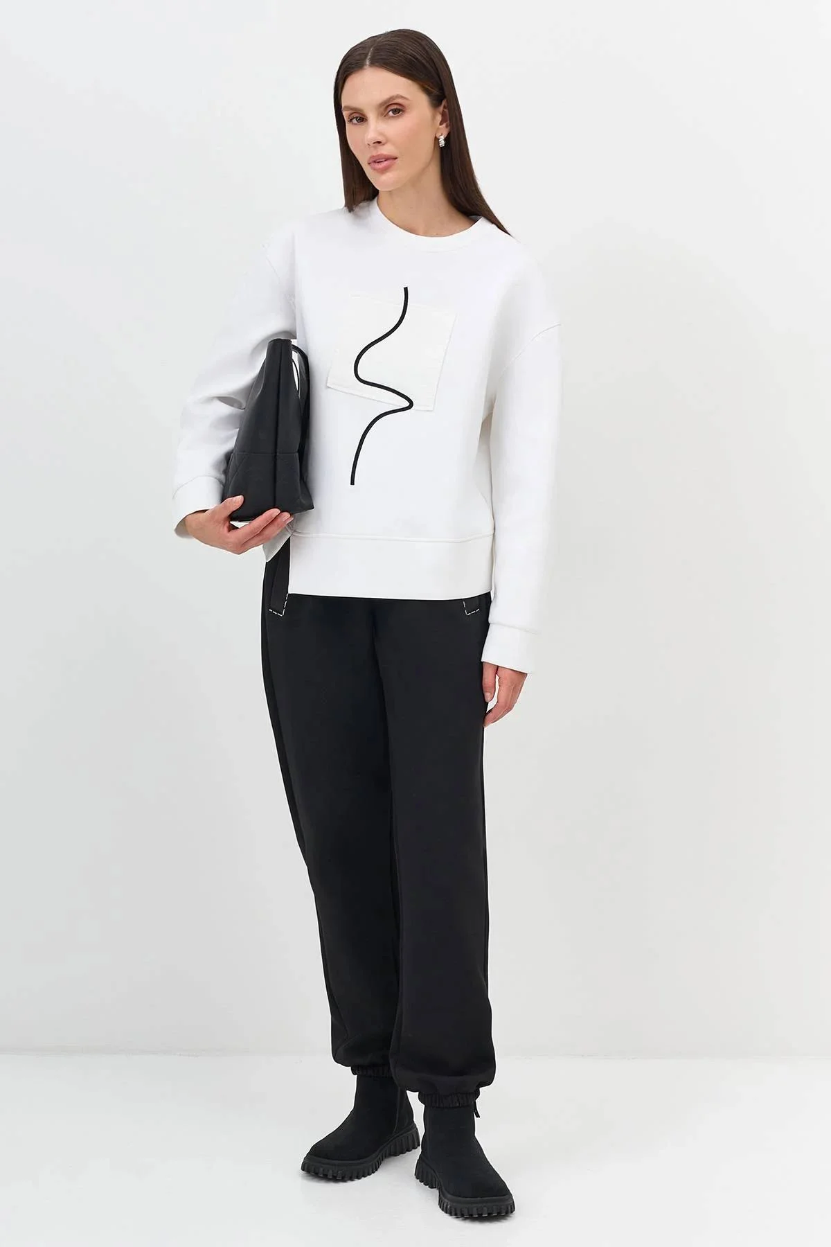 Джоггеры с декором на карманах, 36