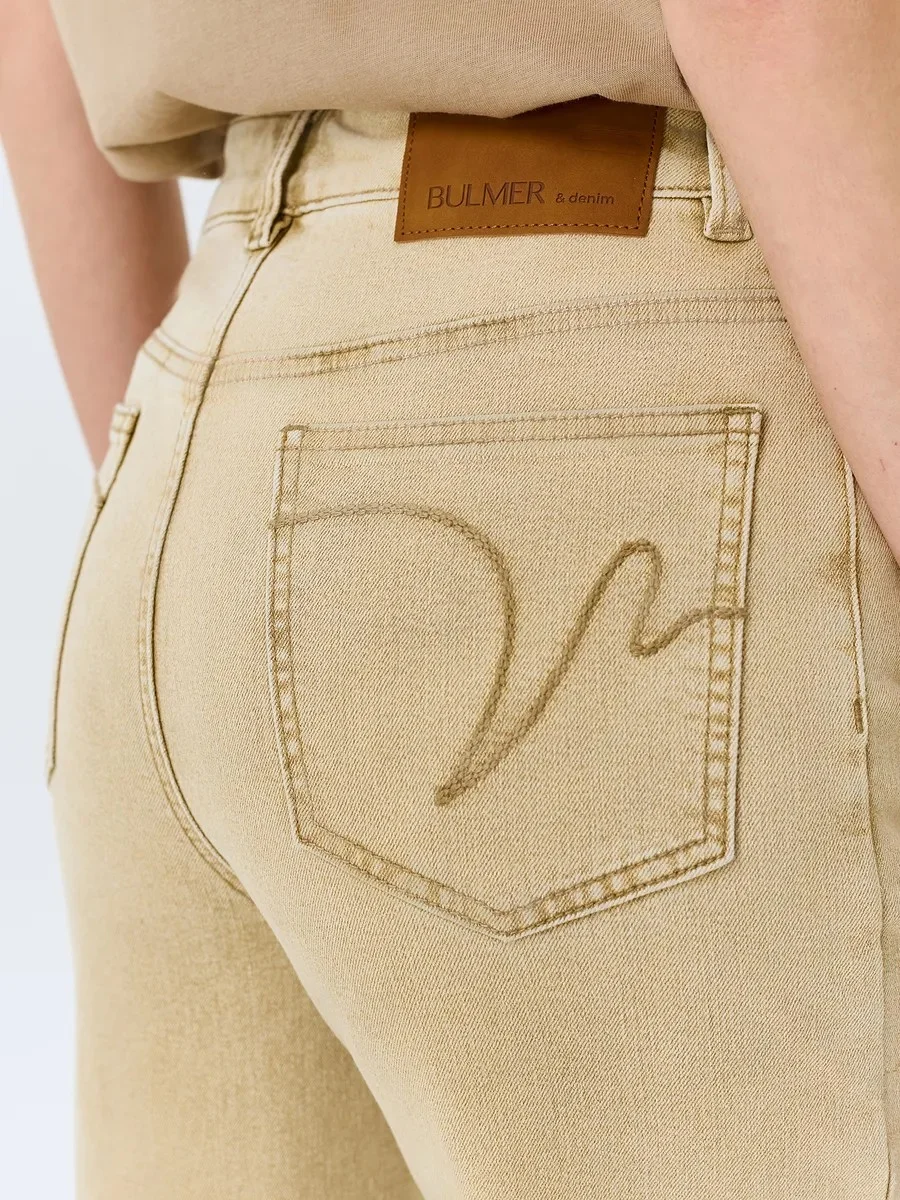 Джинсы Straight fit с простроченными стрелками, 44