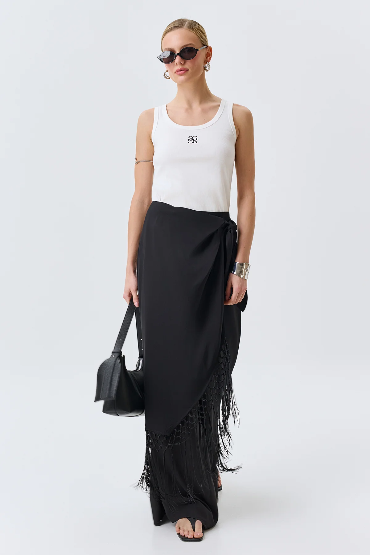 Широкие брюки палаццо, 42