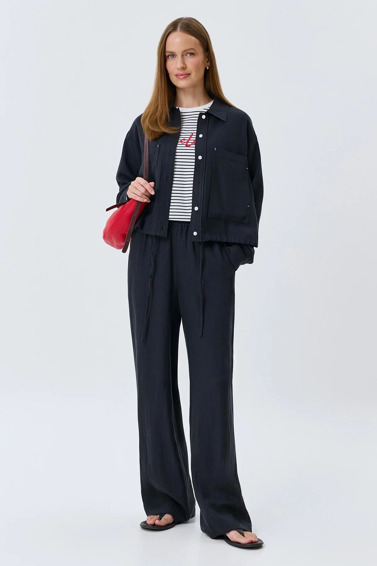 Жакет из тенселя и льна, 34