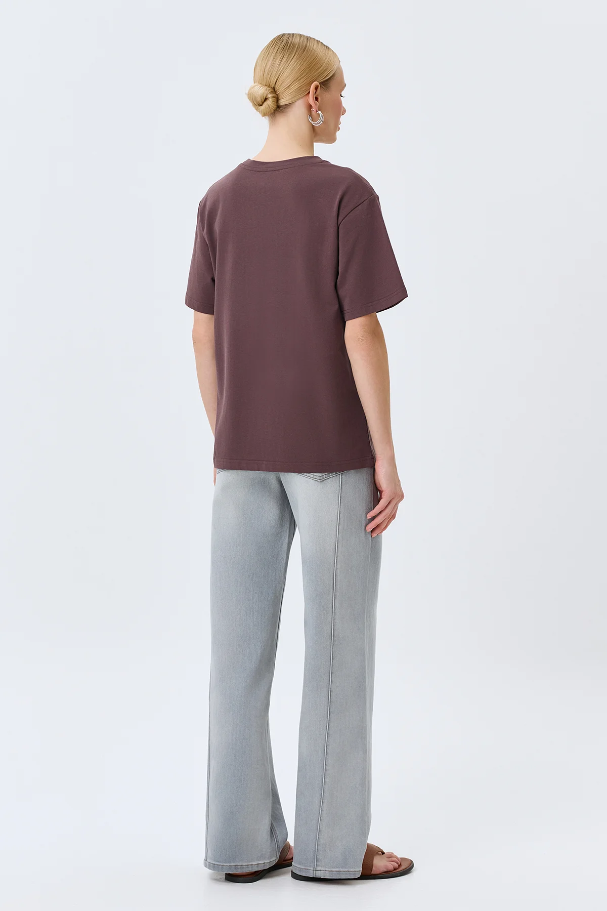 Футболка с акварельным принтом, 46