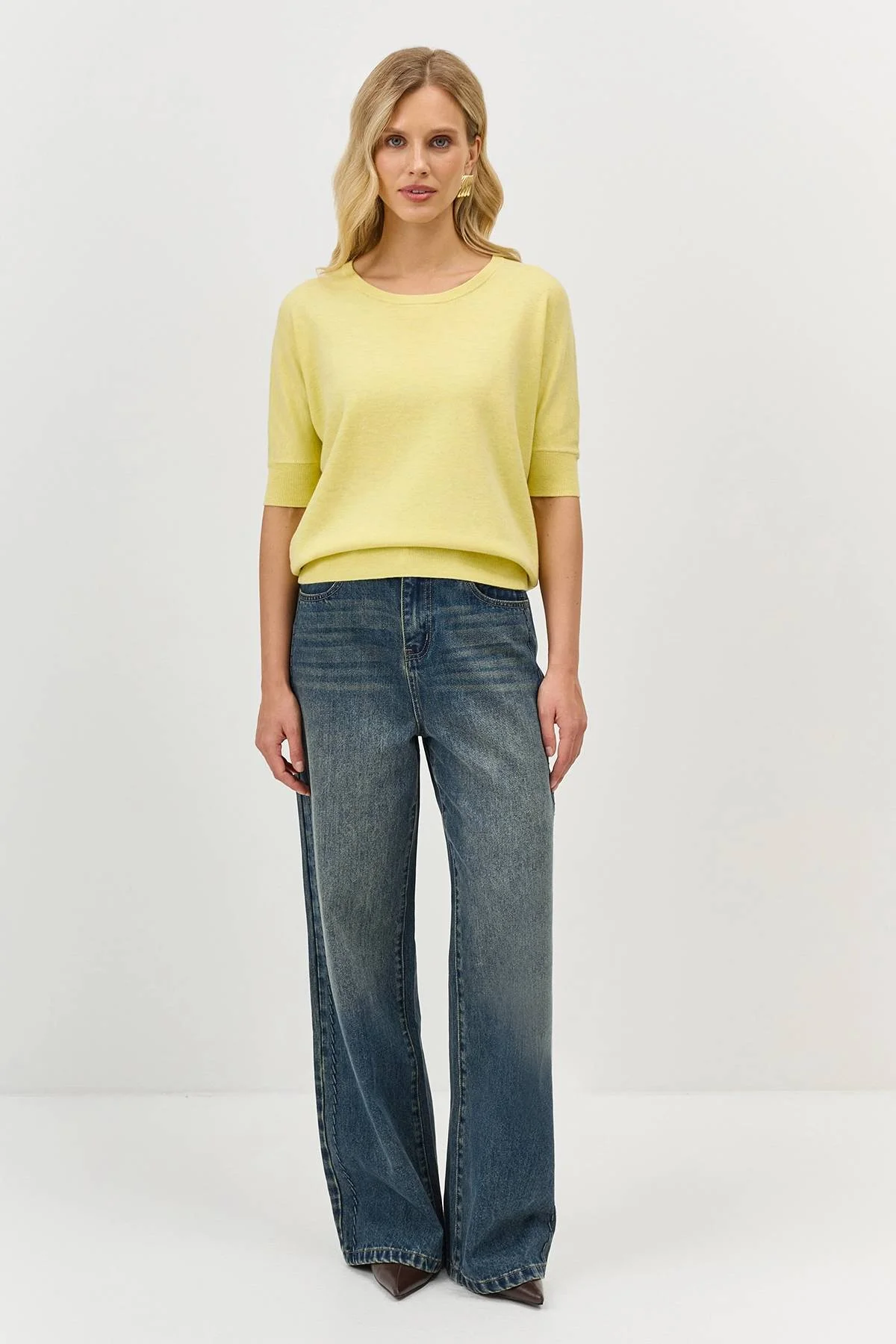 Базовый джемпер с шерстью, 36