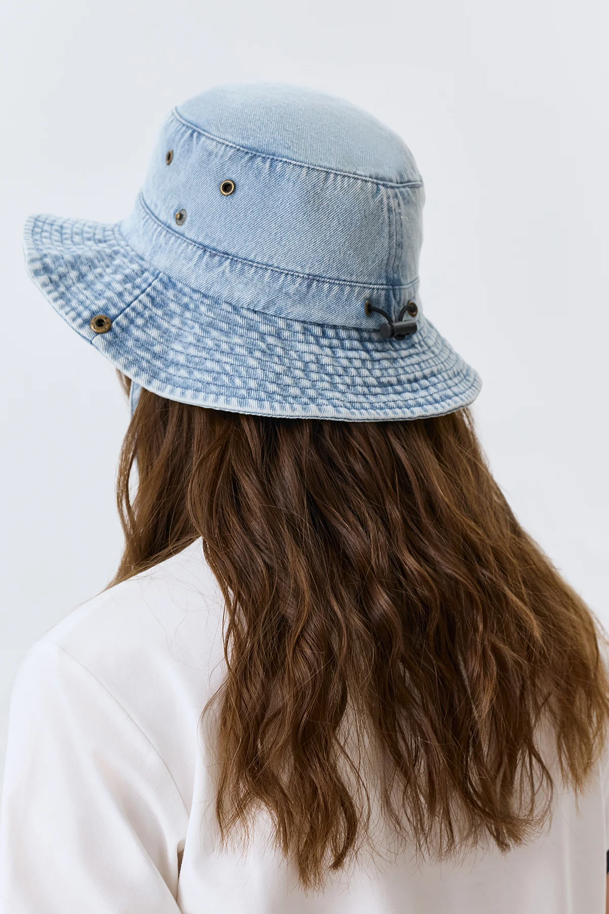 Джинсовая панама в стиле "сафари", One