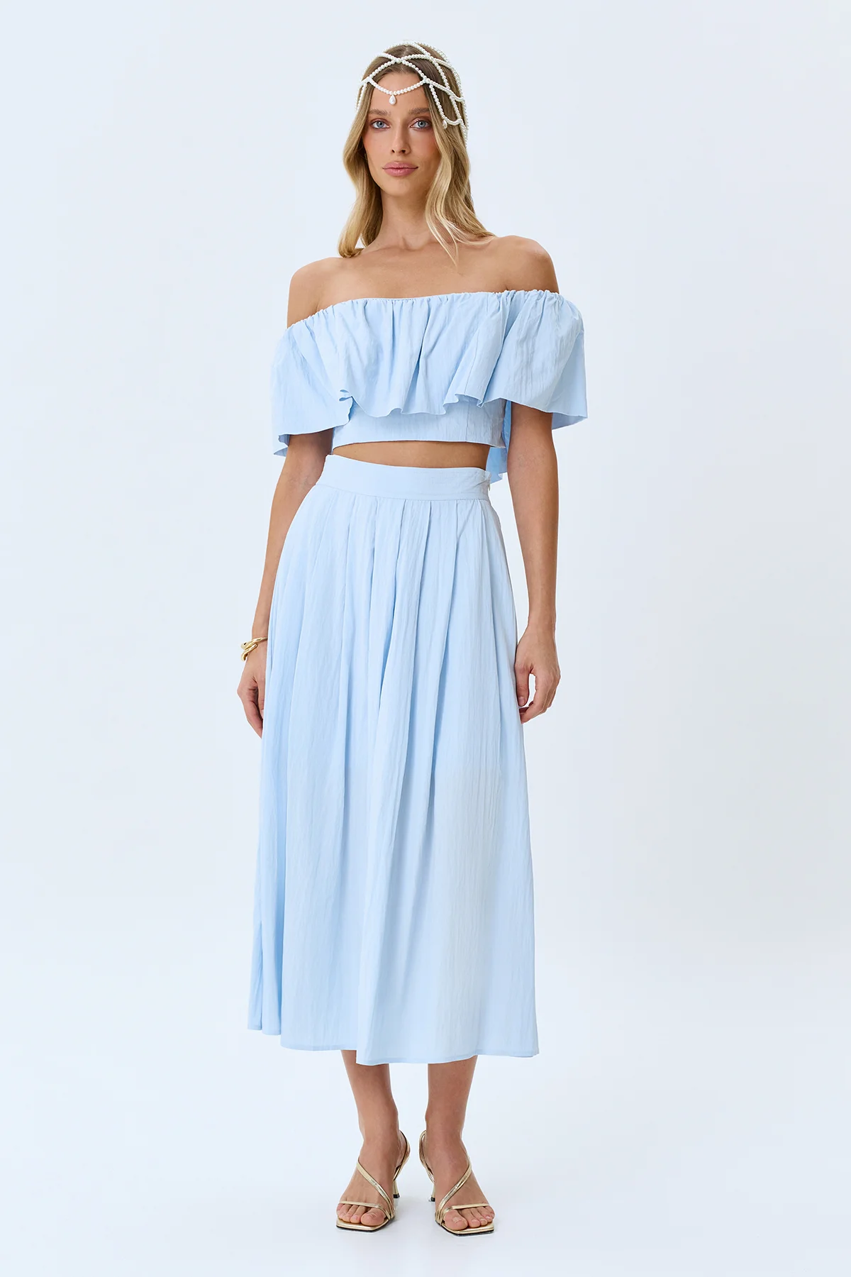 Юбка клеш из района, 46