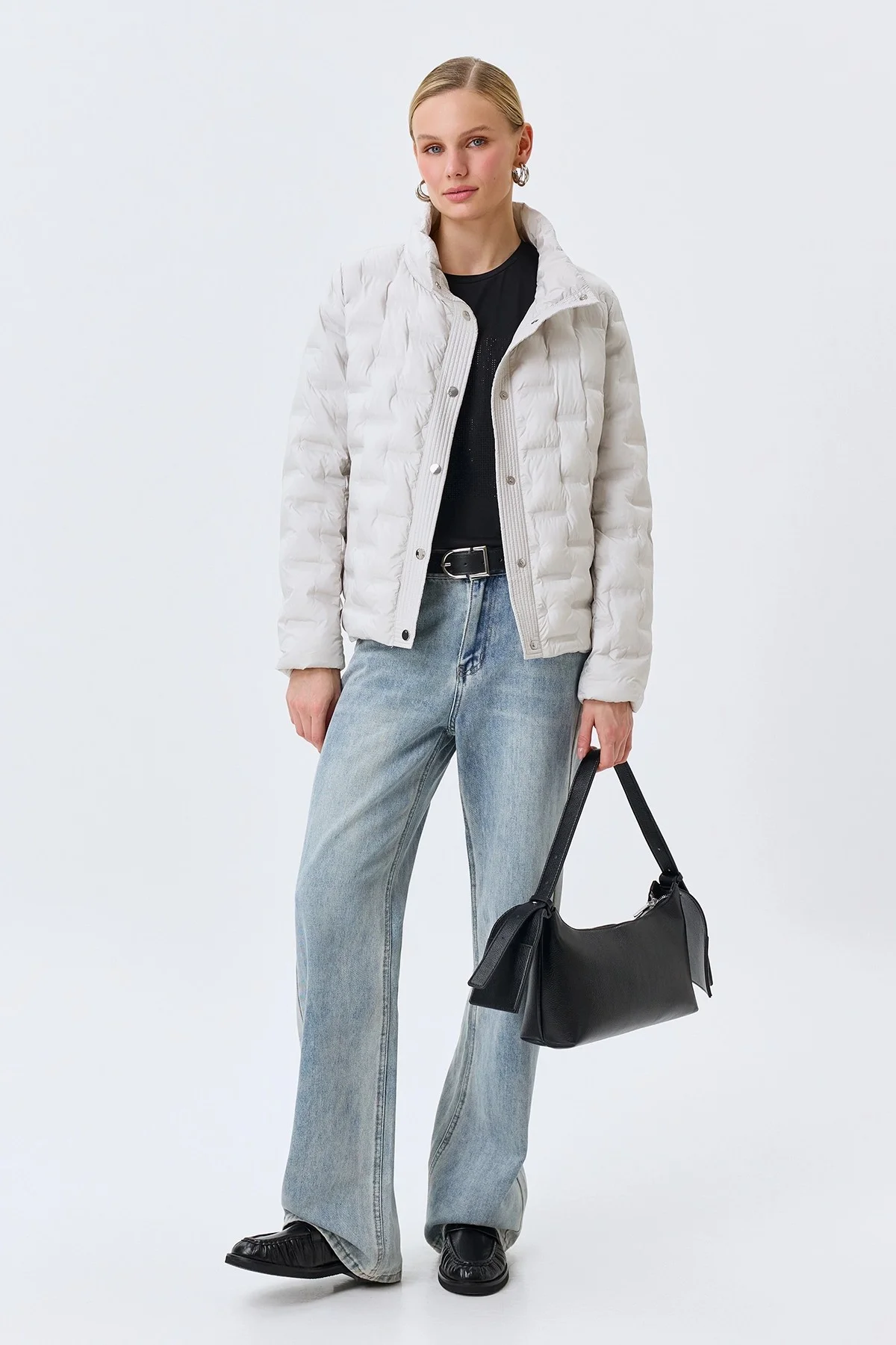 Куртка с абстрактной стежкой, 46