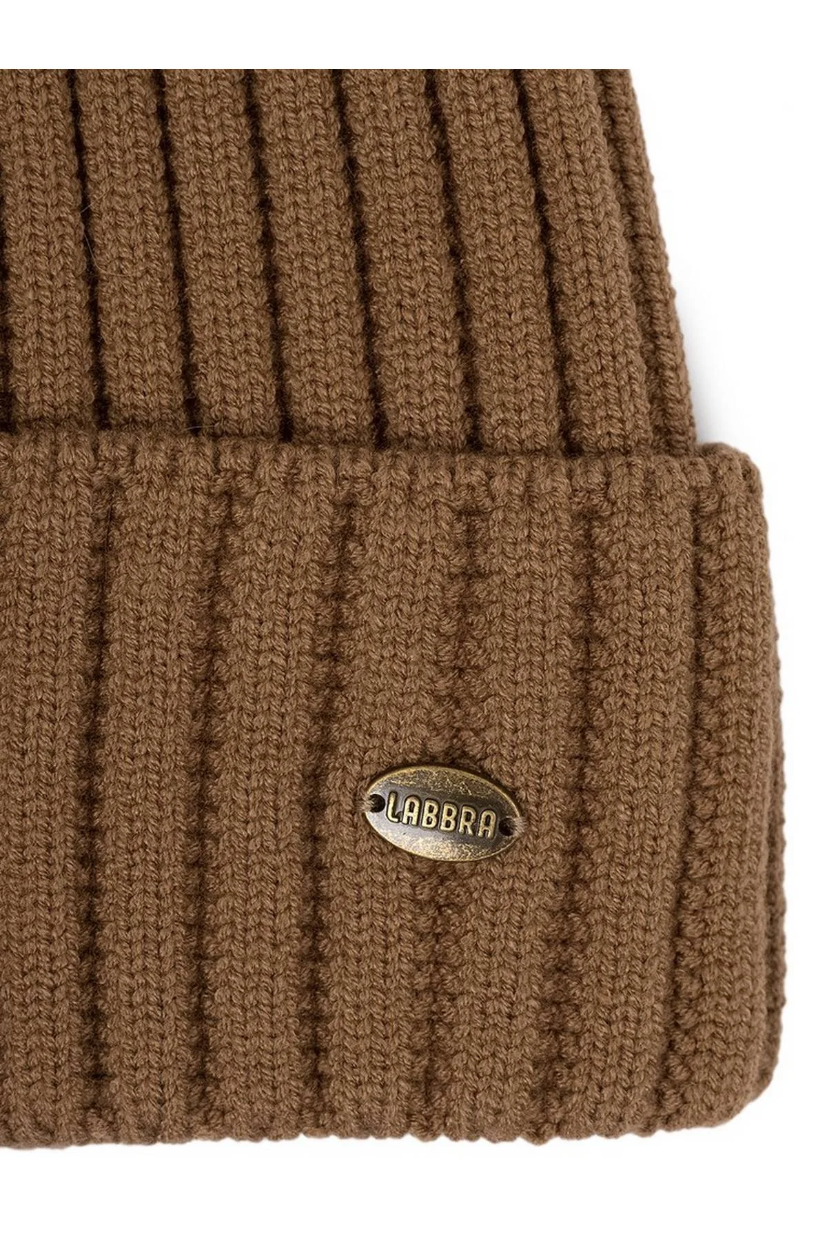 Шапка темно-бежевая, One