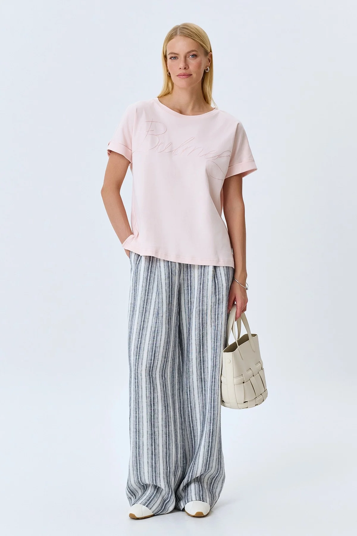 Свободная футболка из 100% хлопка, 42